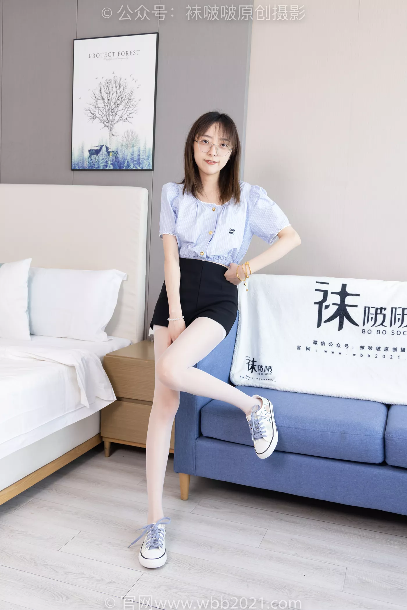 [BoBoSocks袜啵啵]NO.467 稚予-板鞋、白丝[150P/1V/6.72GB]