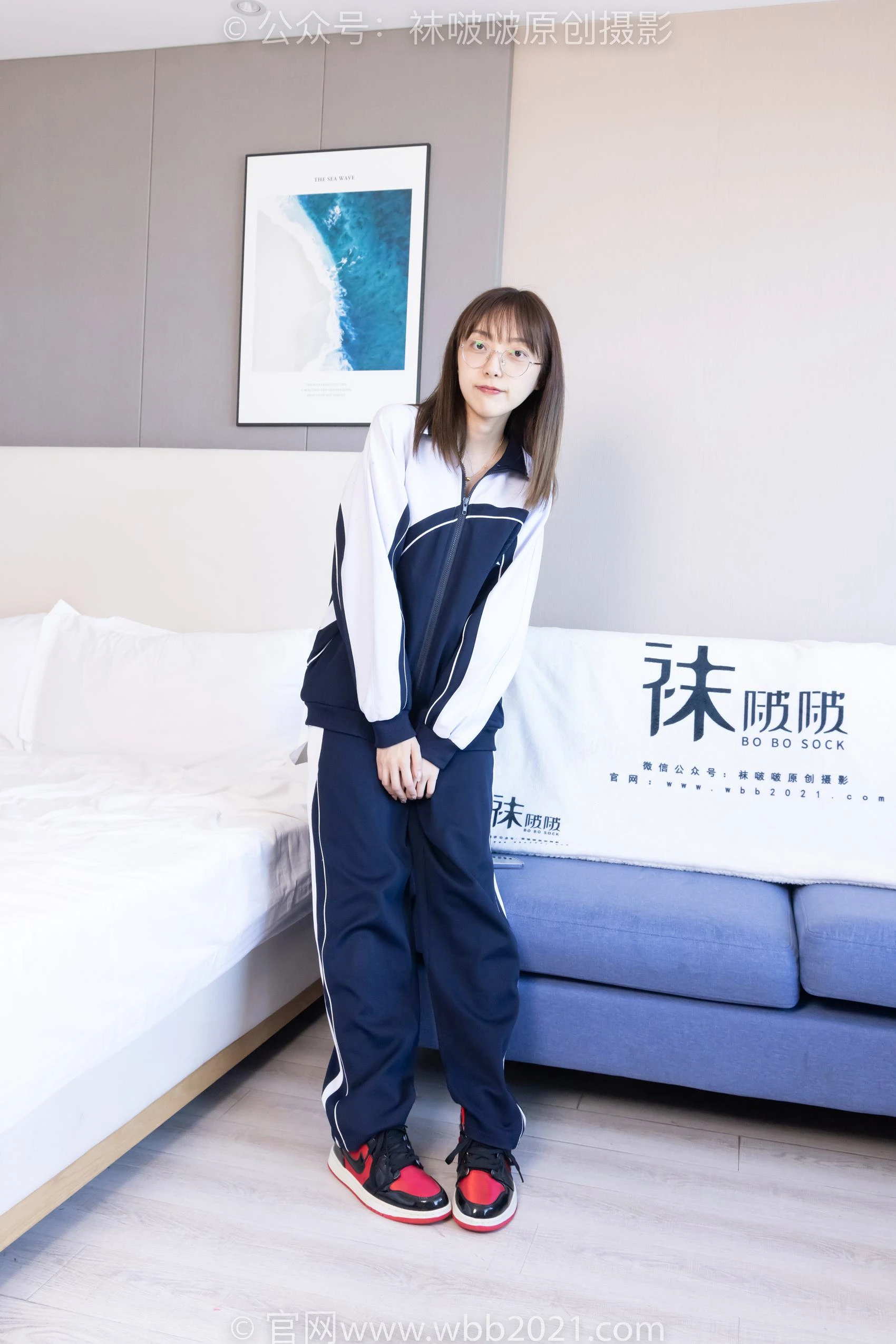[BoBoSocks袜啵啵]NO.398 稚予-板鞋、白船袜、裸足、裸足[150P/1V/6.42GB]