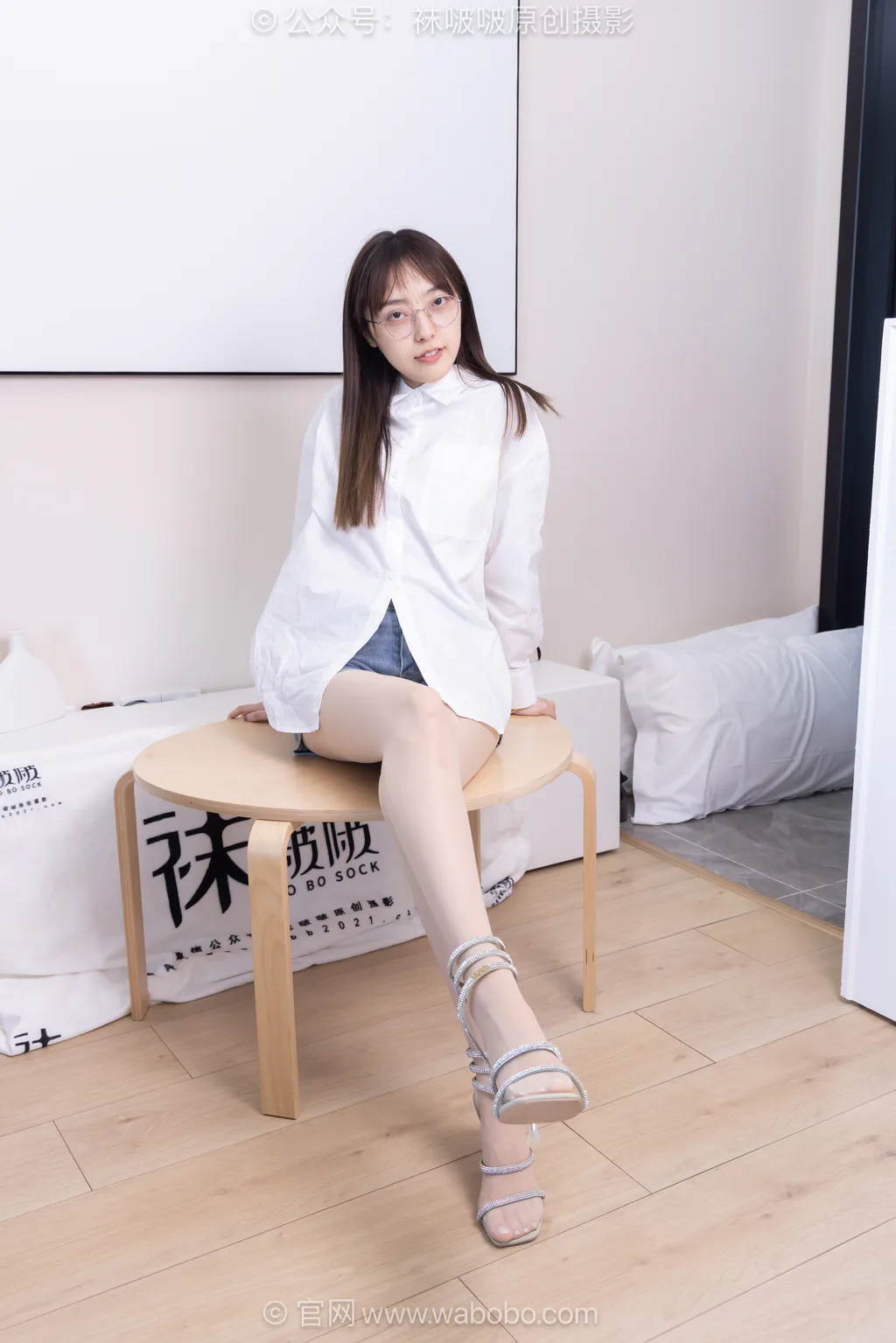 [BoBoSocks袜啵啵]NO.701 稚予-高跟凉鞋、薄肉丝[160P/1V/6.48GB]