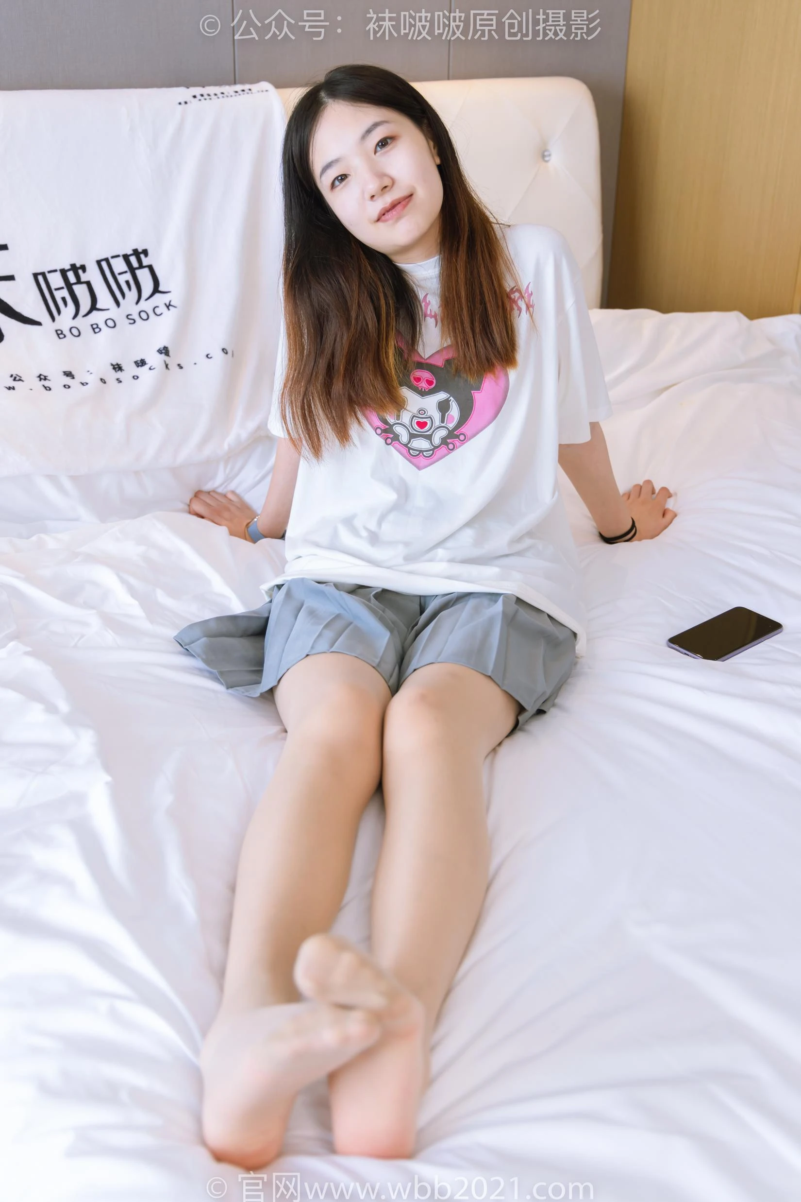 [BoBoSocks袜啵啵]NO.405 小甜豆-匡威板鞋、肉丝[140P/1V/5.50GB]