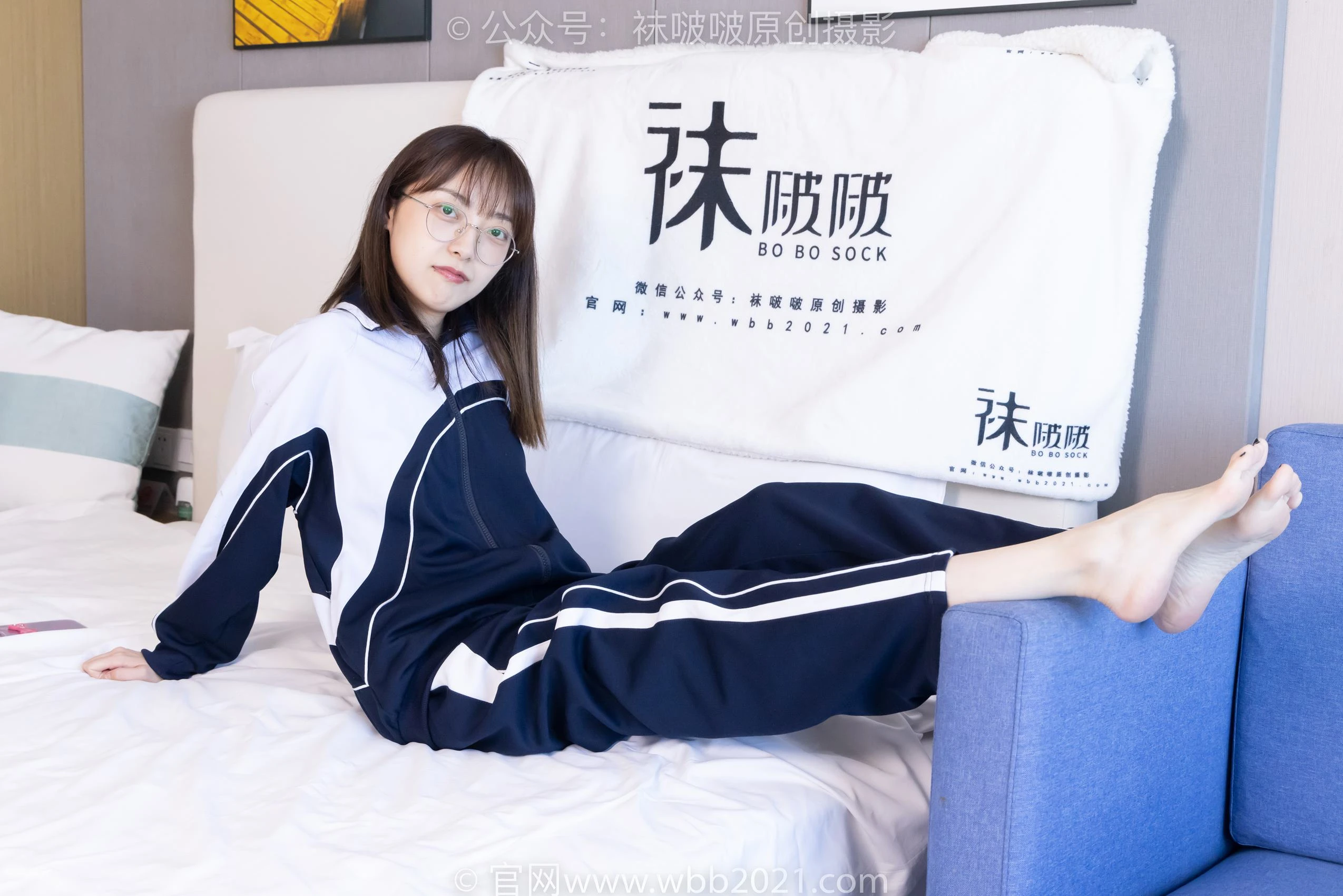 [BoBoSocks袜啵啵]NO.398 稚予-板鞋、白船袜、裸足、裸足[150P/1V/6.42GB]