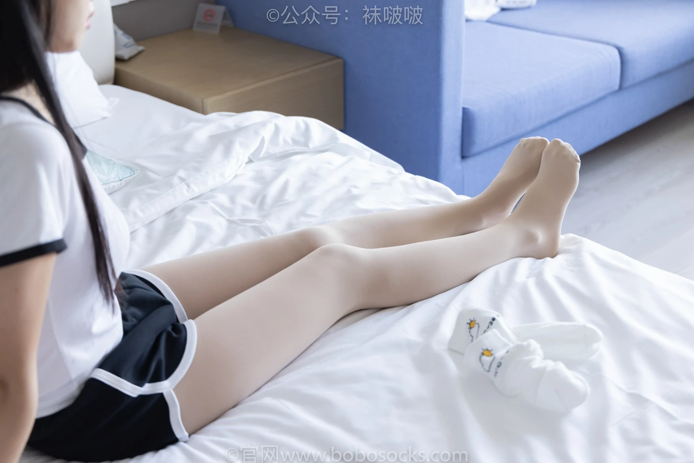 [BoBoSocks袜啵啵]NO.031 小奶熊-AJ板鞋、白棉袜、厚肉丝 [149P/1V/3.80GB]