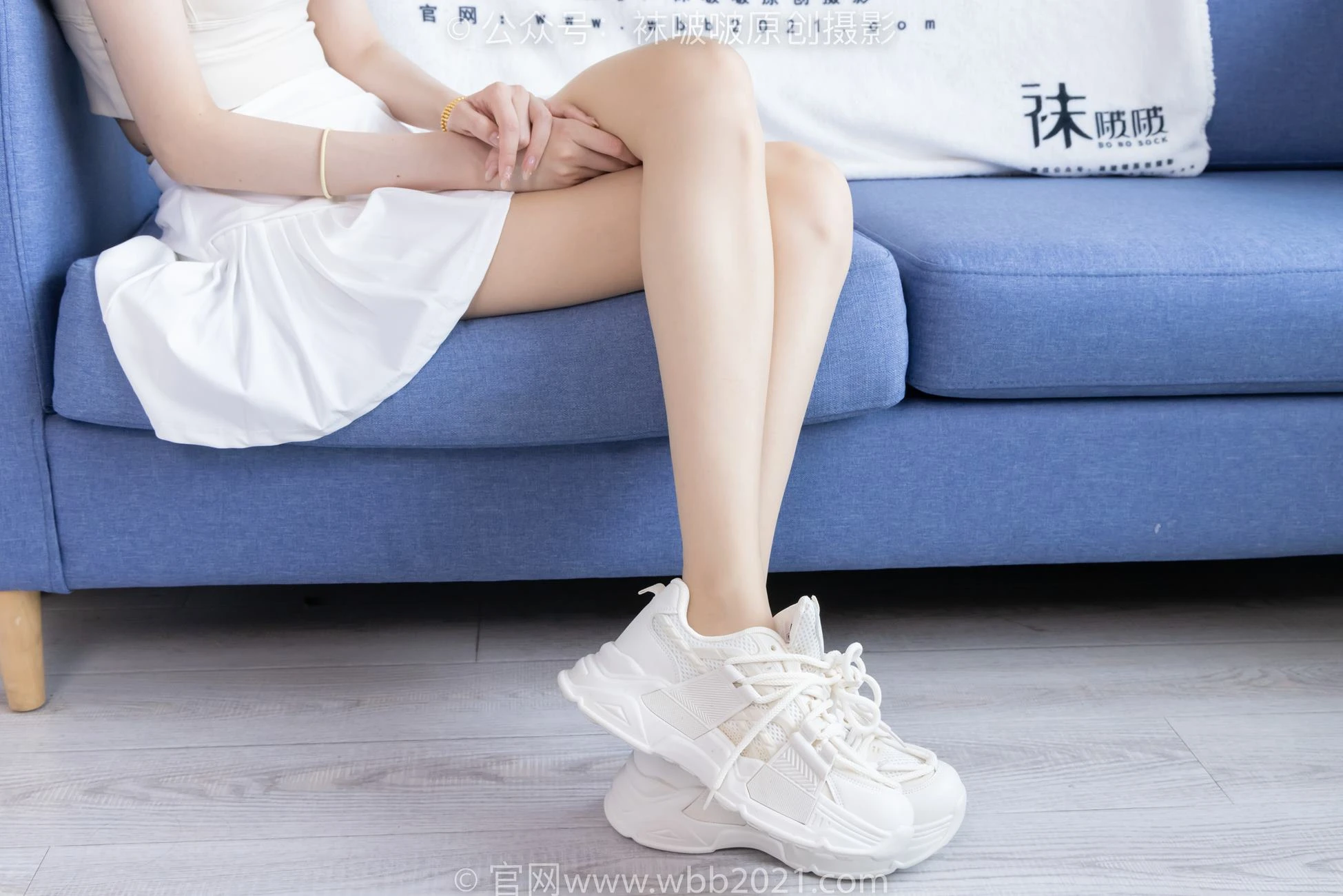 [BoBoSocks袜啵啵]NO.424 稚予-运动鞋、白棉袜、肉丝、腰丝[140P/1V/5.73GB]