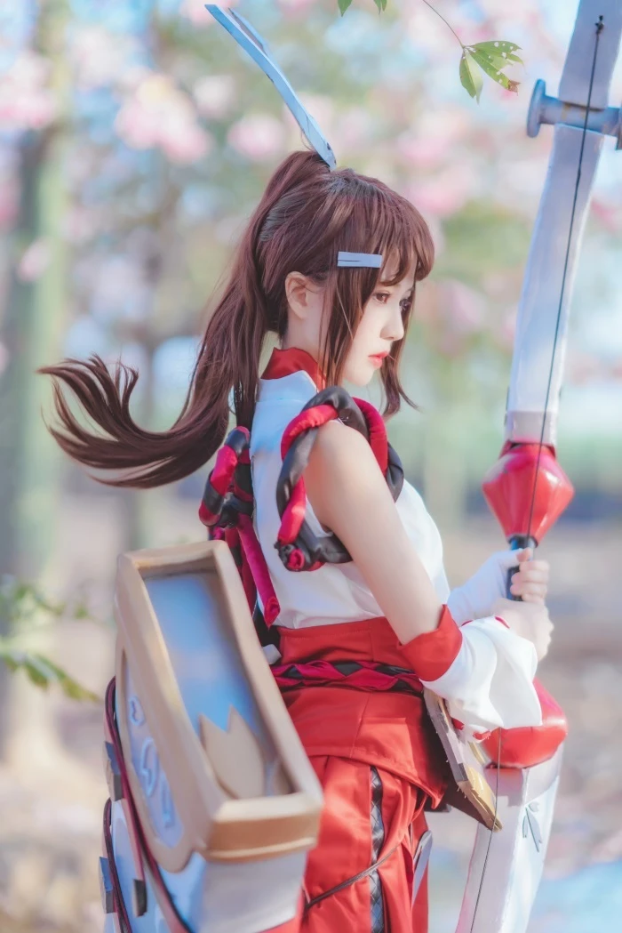 网红Coser@桜桃喵 – 王者荣耀 射手伽罗COS [32P/655MB]