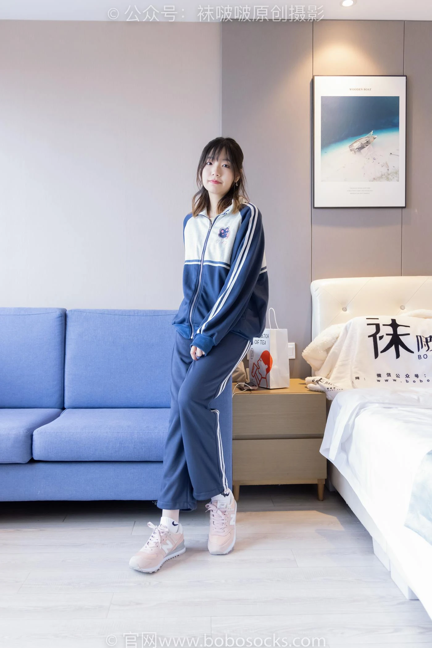 [BoBoSocks袜啵啵]NO.226 小甜豆-运动鞋、白棉袜、白丝[140P/1V/6.51GB]