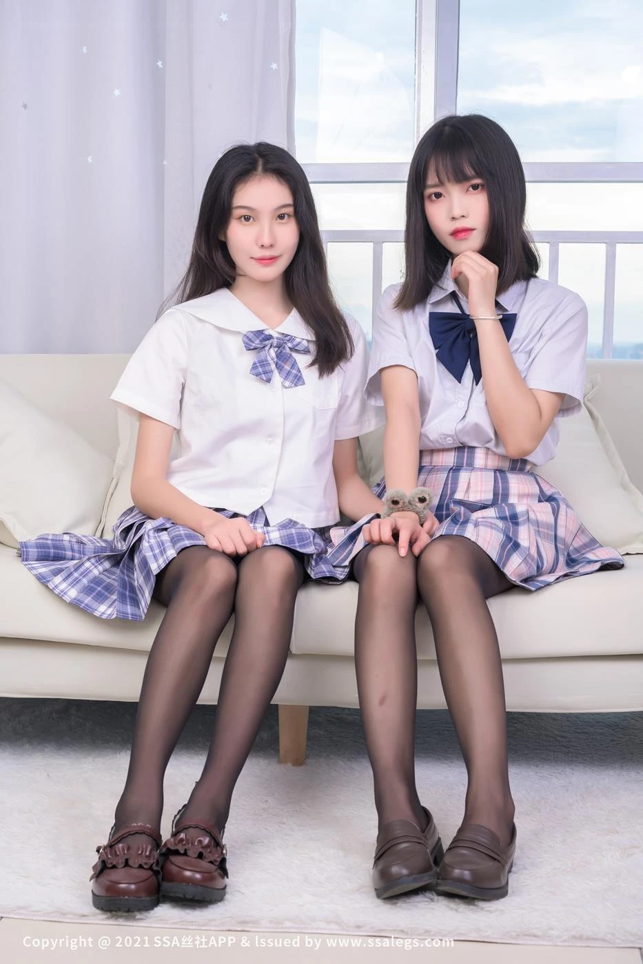 [SSA丝社]超清写真 NO.636 模特素素&丹丹的黑丝（上）[73P/1.93GB]