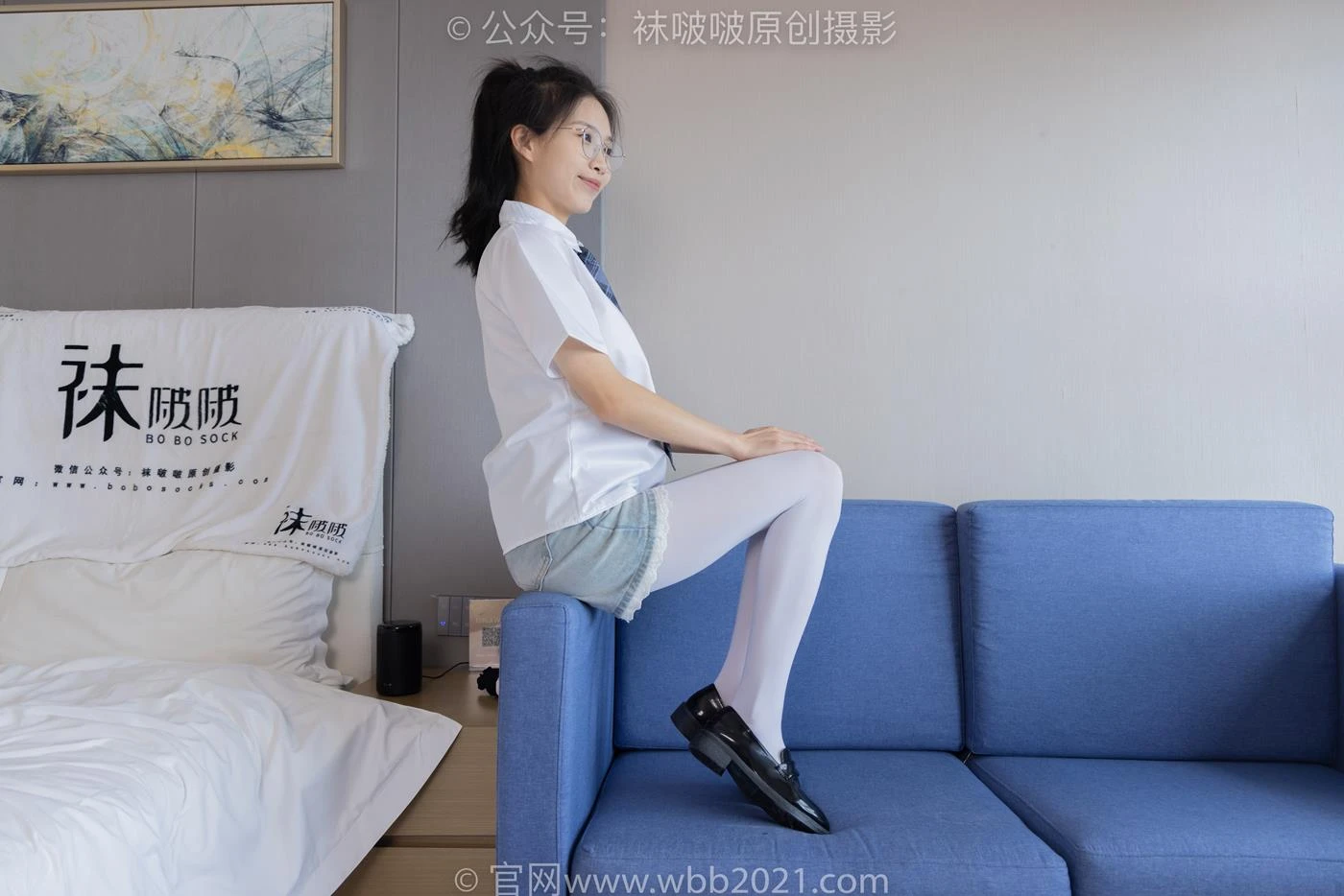 [BoBoSocks袜啵啵]NO.276 芝士-皮鞋、厚白丝、裸足[145P/1V/5.74GB]