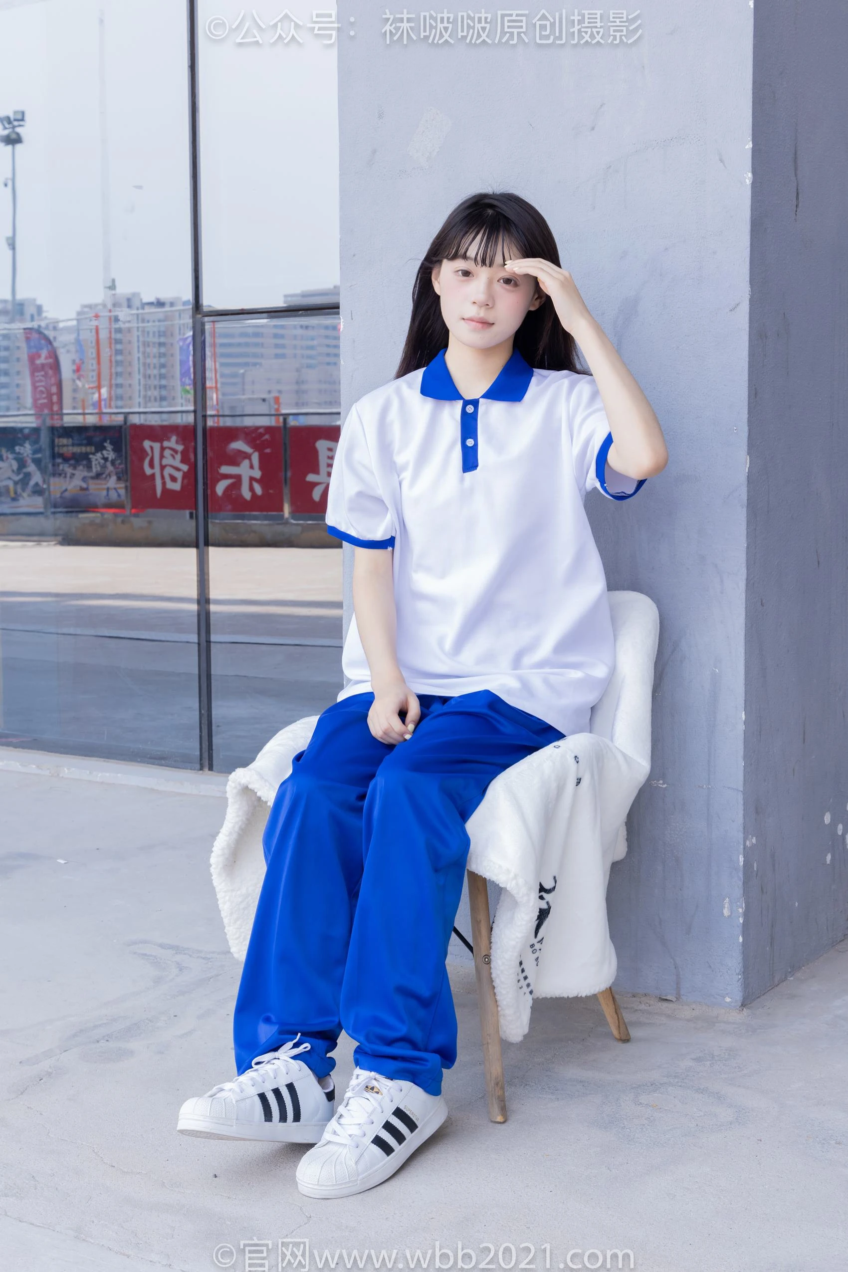 [BoBoSocks袜啵啵]NO.393 糯米-板鞋、白棉袜、裸足、校服[150P/1V/7.01GB]