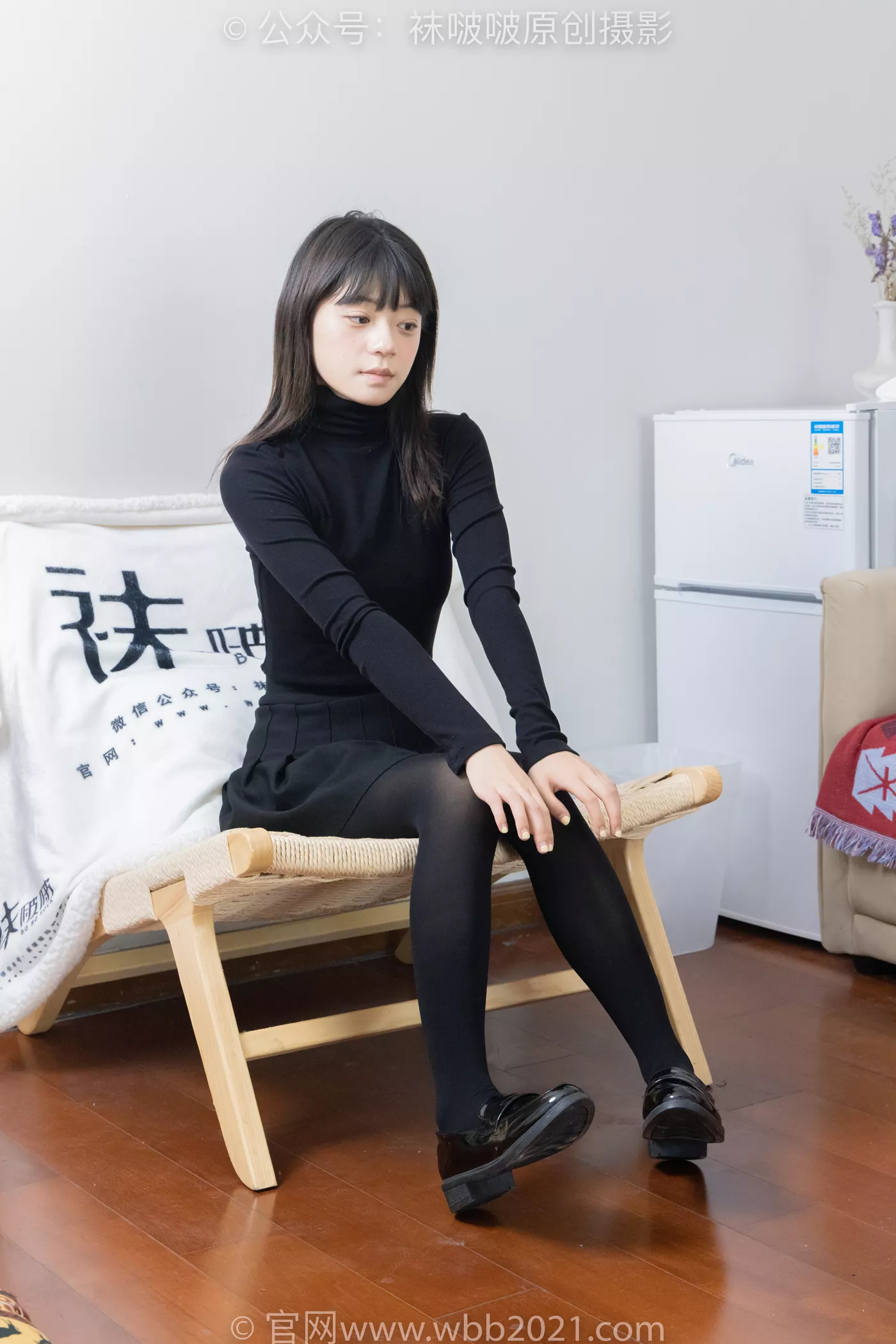 [BoBoSocks袜啵啵]NO.466 糯米-皮鞋、厚黑丝[140P/1V/7.09GB]
