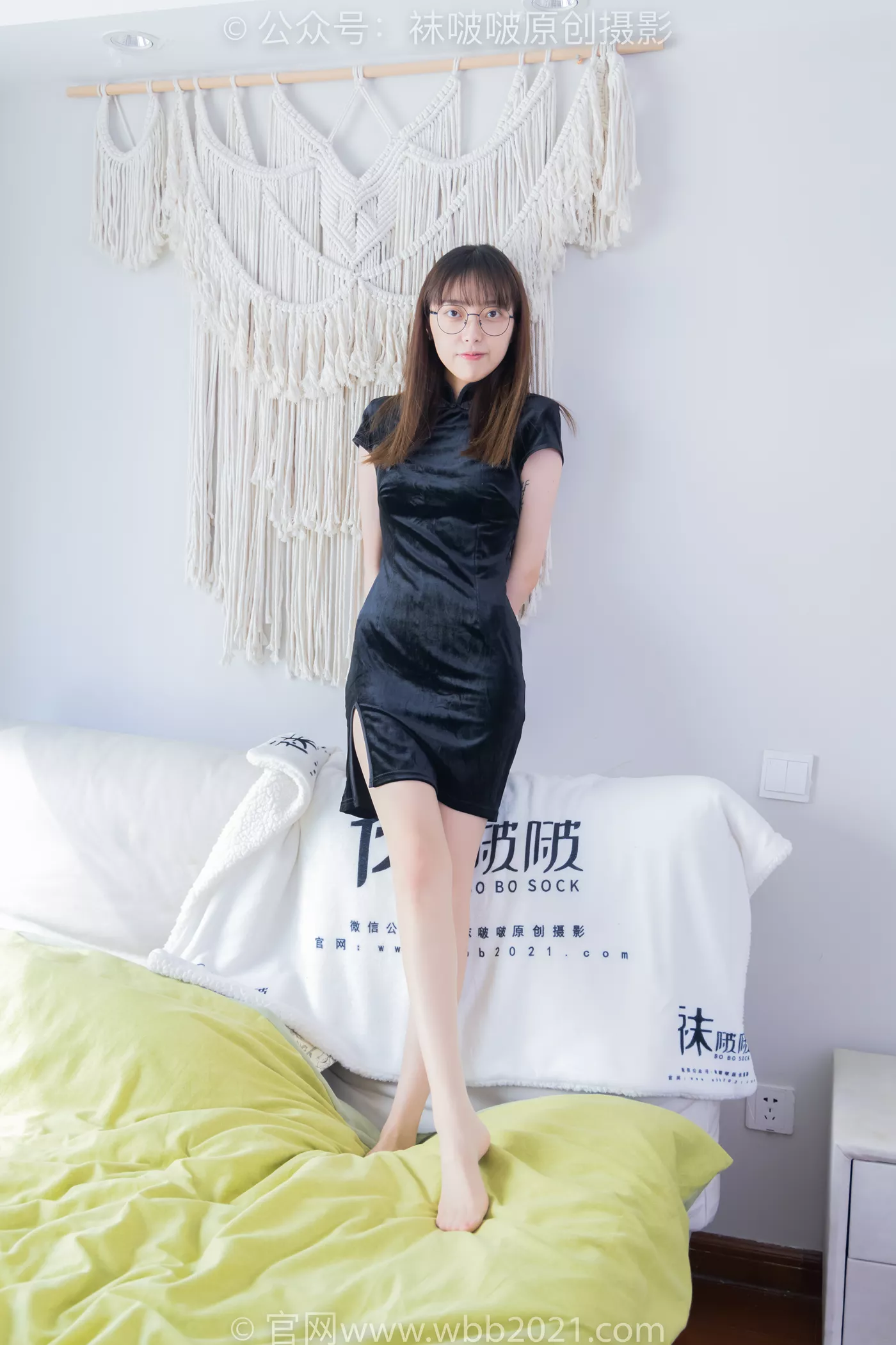 [BoBoSocks袜啵啵]NO.482 稚予-高跟鞋、厚黑丝大腿袜、肉丝、旗袍[140P/1V/5.56GB]