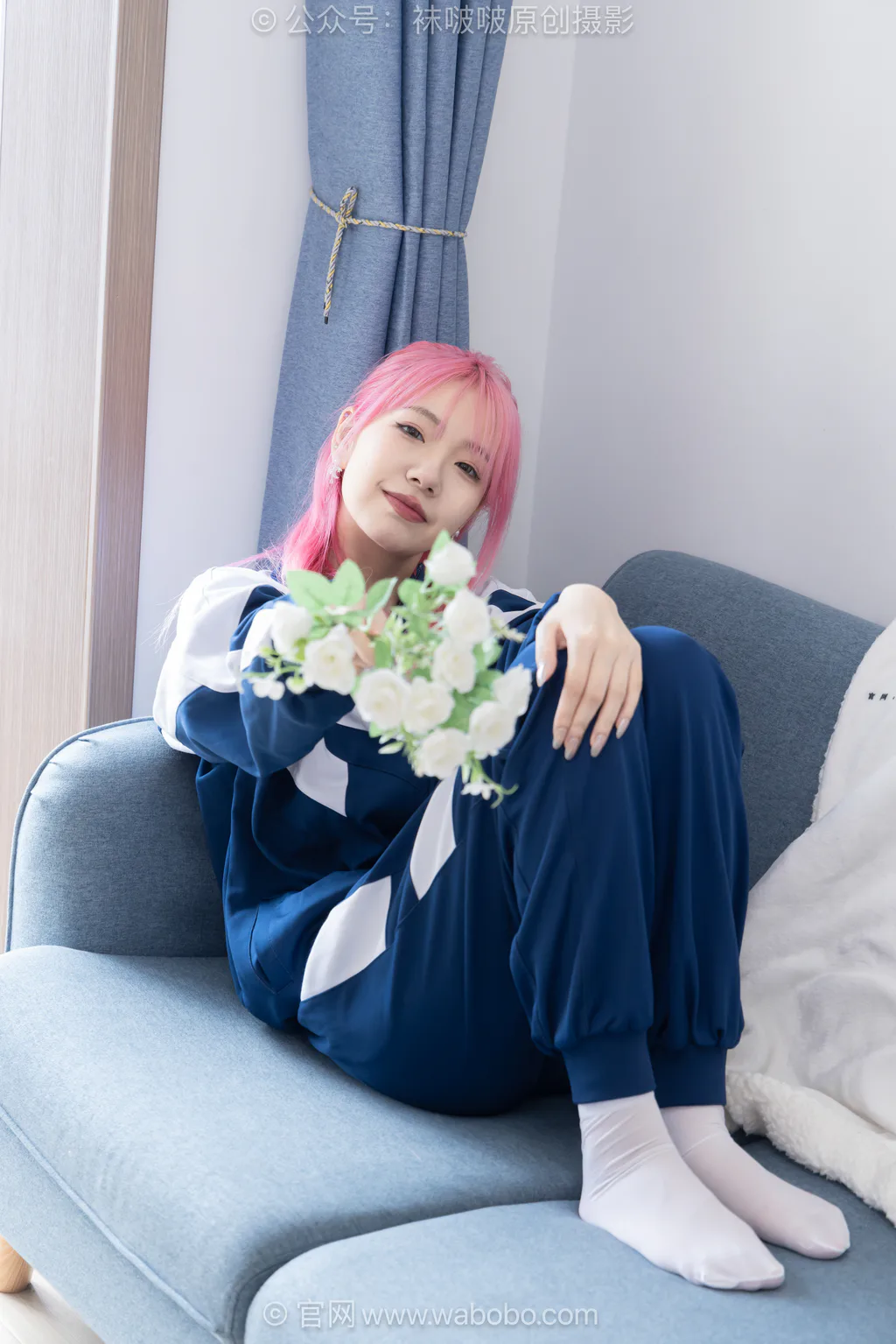 [BoBoSocks袜啵啵]NO.697 小甜豆-帆布鞋、短款厚白丝、校服[153P/1V/5.77GB]