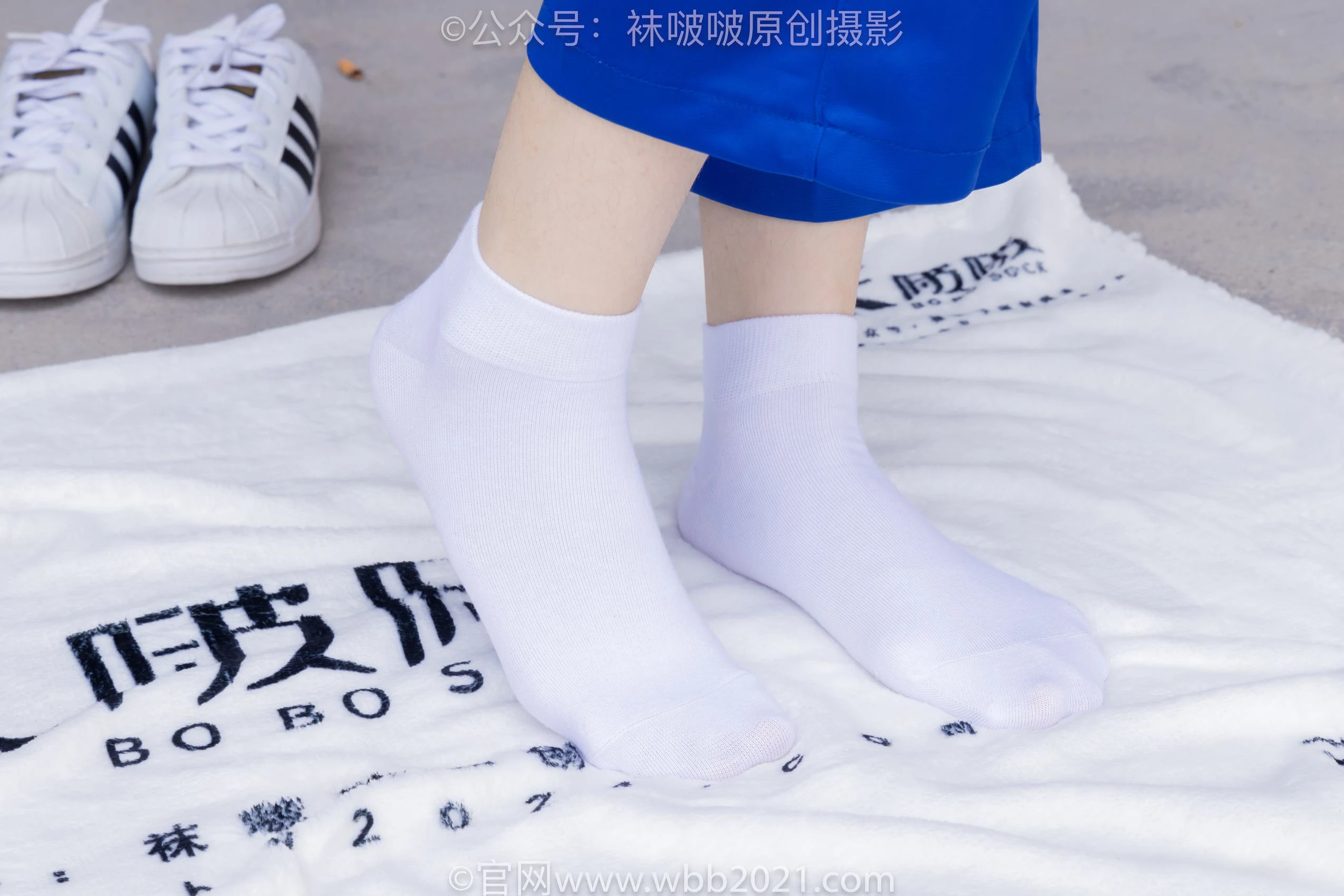 [BoBoSocks袜啵啵]NO.393 糯米-板鞋、白棉袜、裸足、校服[150P/1V/7.01GB]