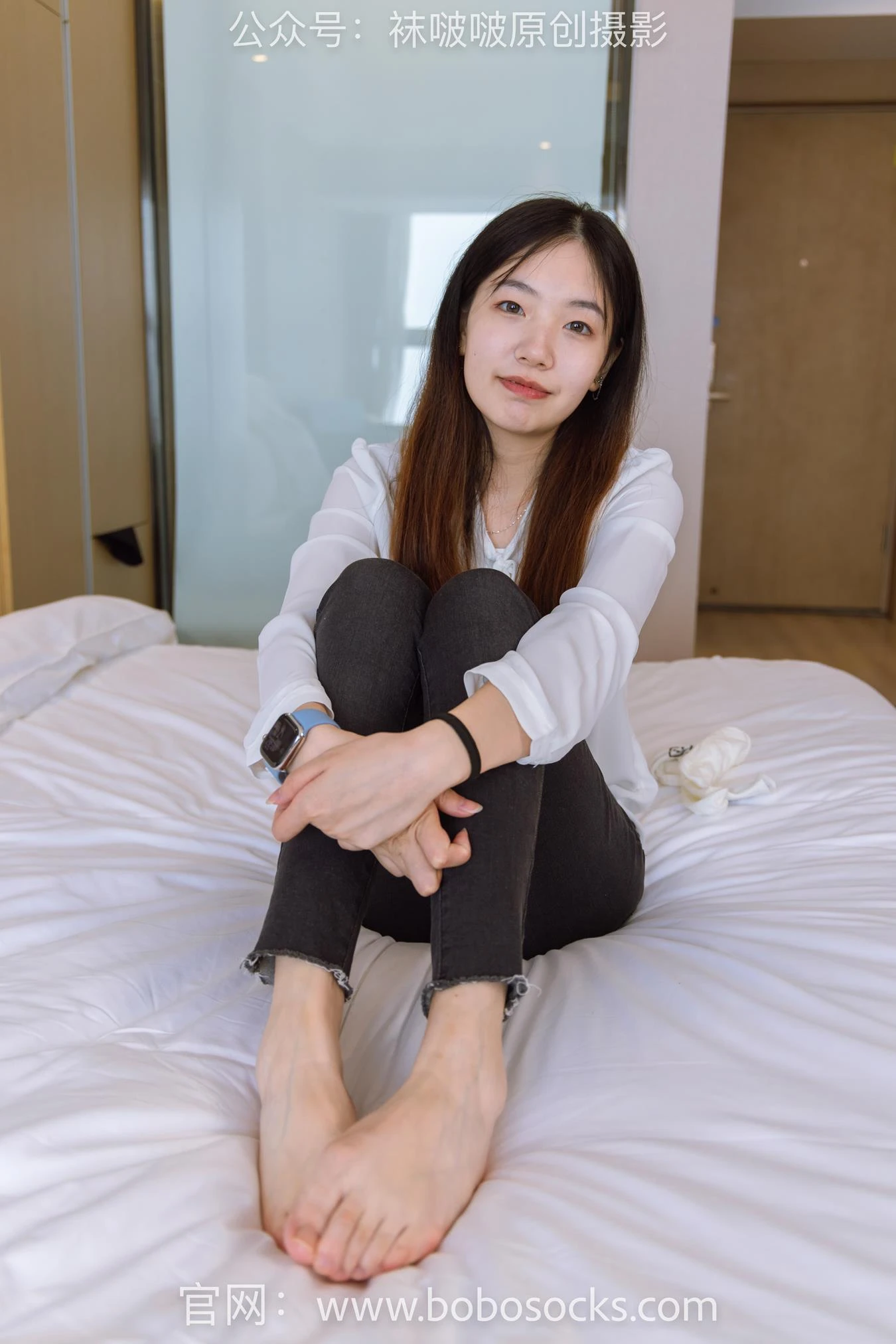 [BoBoSocks袜啵啵]NO.294 芝士-板鞋、白棉袜、裸足[200P/1V/7.43GB]