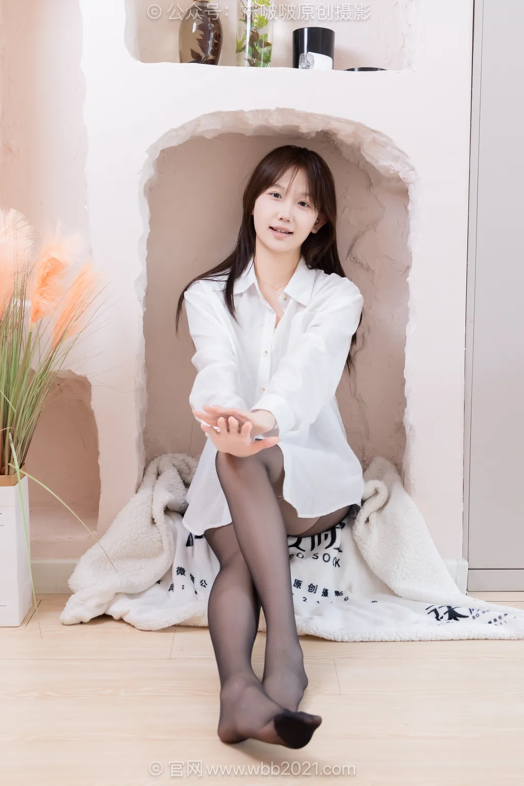 [BoBoSocks袜啵啵]NO.618 香菜-帆布鞋、薄黑丝[146P/1V/5.88GB]