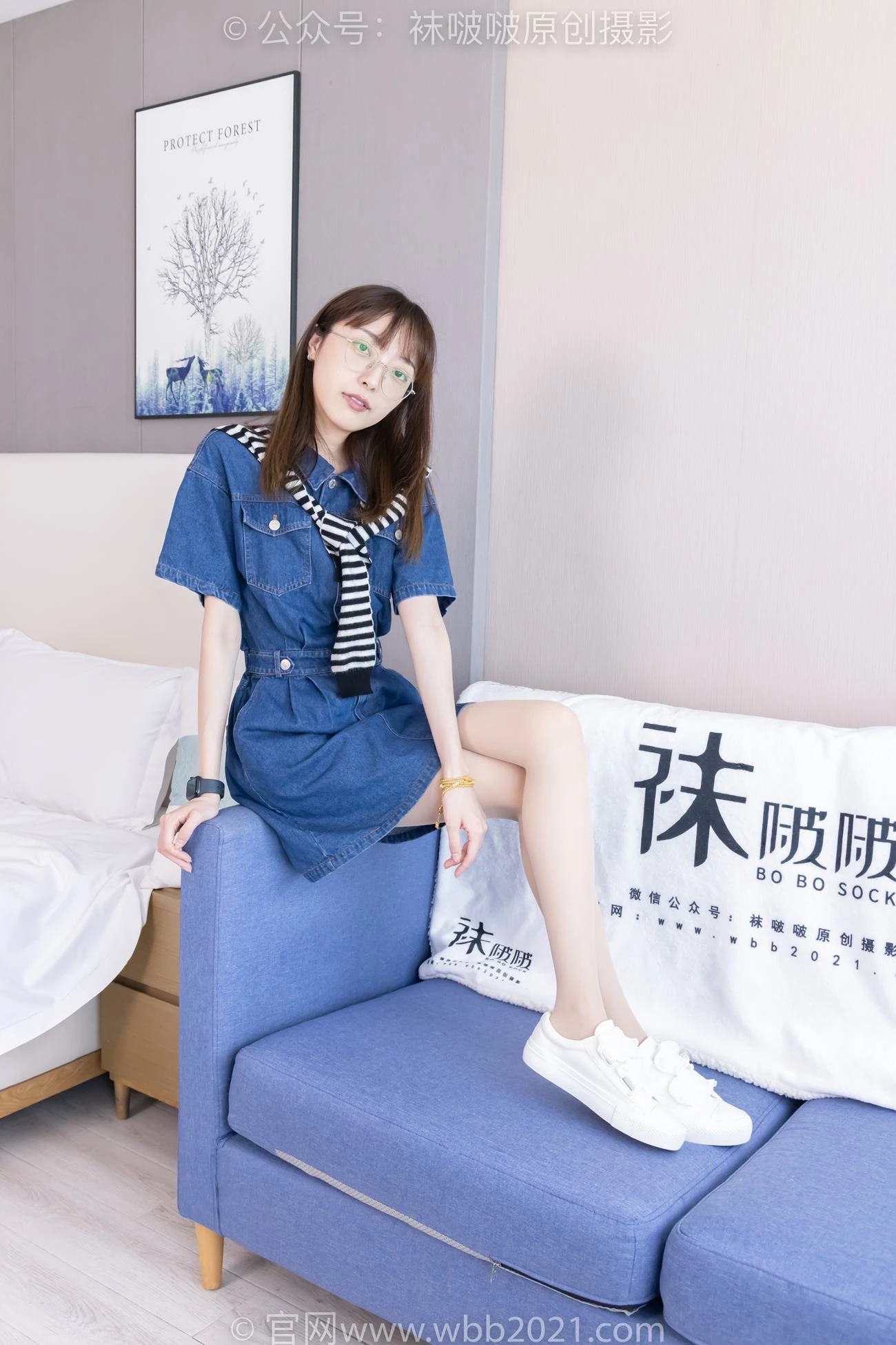 [BoBoSocks袜啵啵]NO.435 稚予-板鞋、运动鞋、白丝、肉丝[150P/1V/6.25GB]