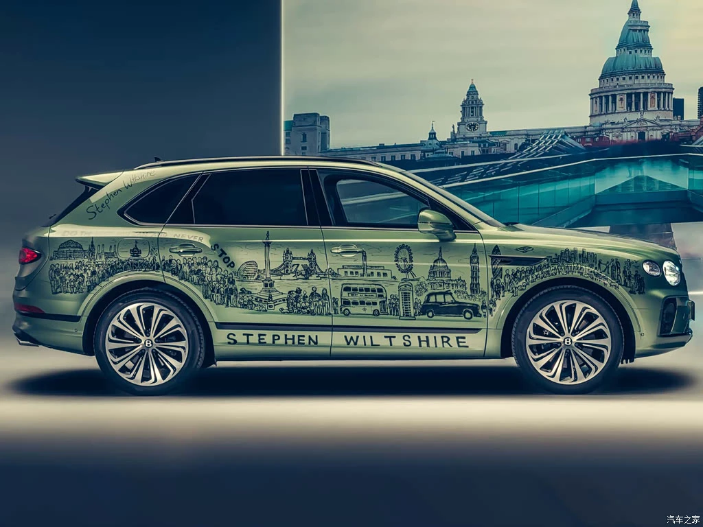 宾利_添越插电混动 2023款 Belonging Art Car 高清图集