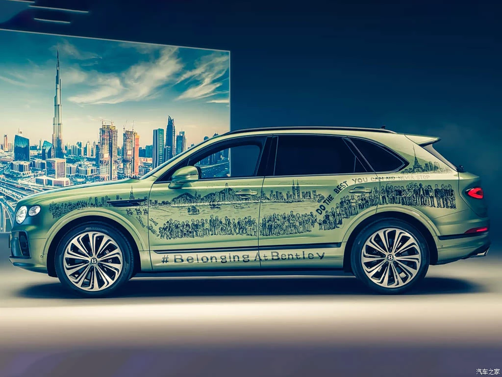 宾利_添越插电混动 2023款 Belonging Art Car 高清图集