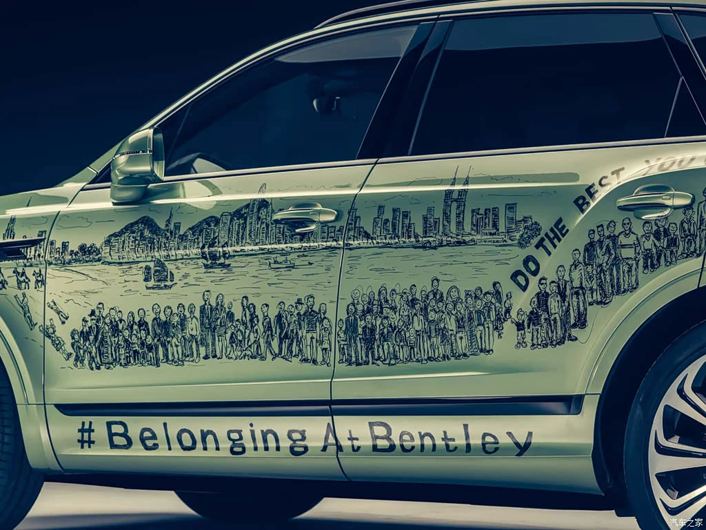 宾利_添越插电混动 2023款 Belonging Art Car 高清图集