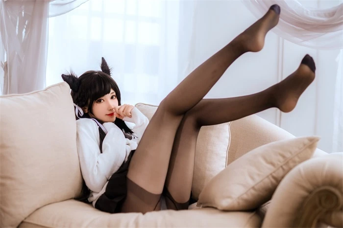 微博动漫绝美博主@南桃Momoko – 爱宕制服 兽耳 [13P/72MB]
