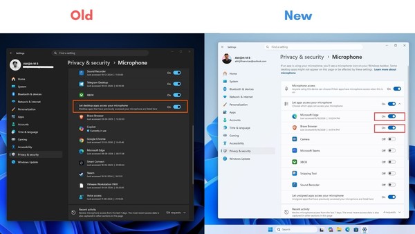 Windows 11测试新隐私功能:支持单独管理桌面应用权限