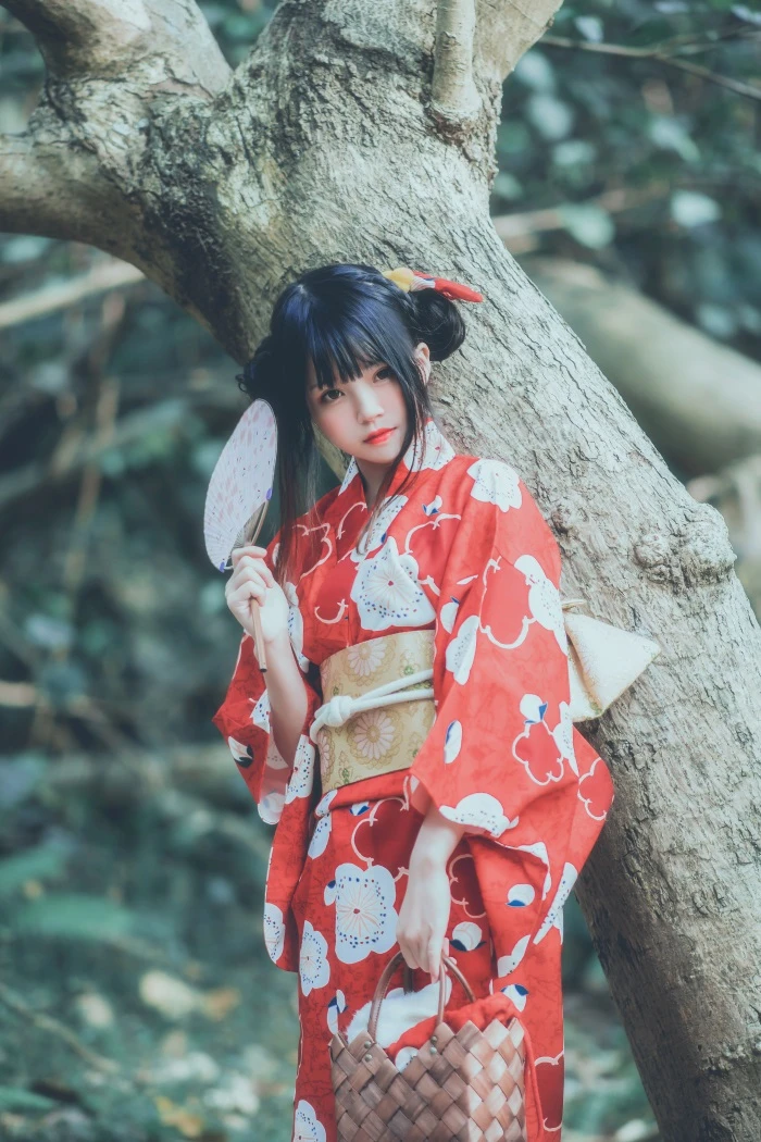 萝莉风COS 桜桃喵 – 日本和服 夏日祭 高清 [67P/843MB]
