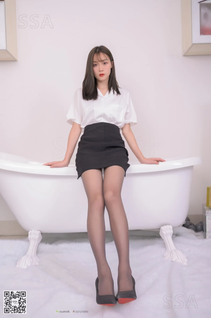 [SSA丝社]超清写真 NO.170 君君 女秘书制服咖啡丝 [137P/1.15GB]