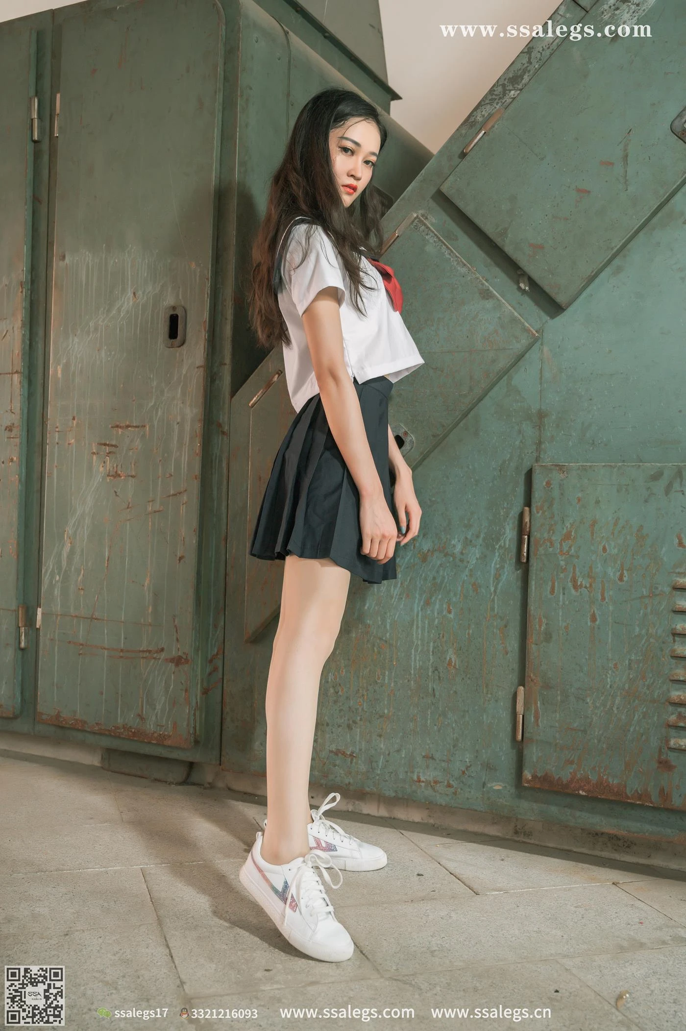 [SSA丝社]超清写真 NO.421 漫漫白色jk制服肉丝写真(上)[135P/1.94GB]