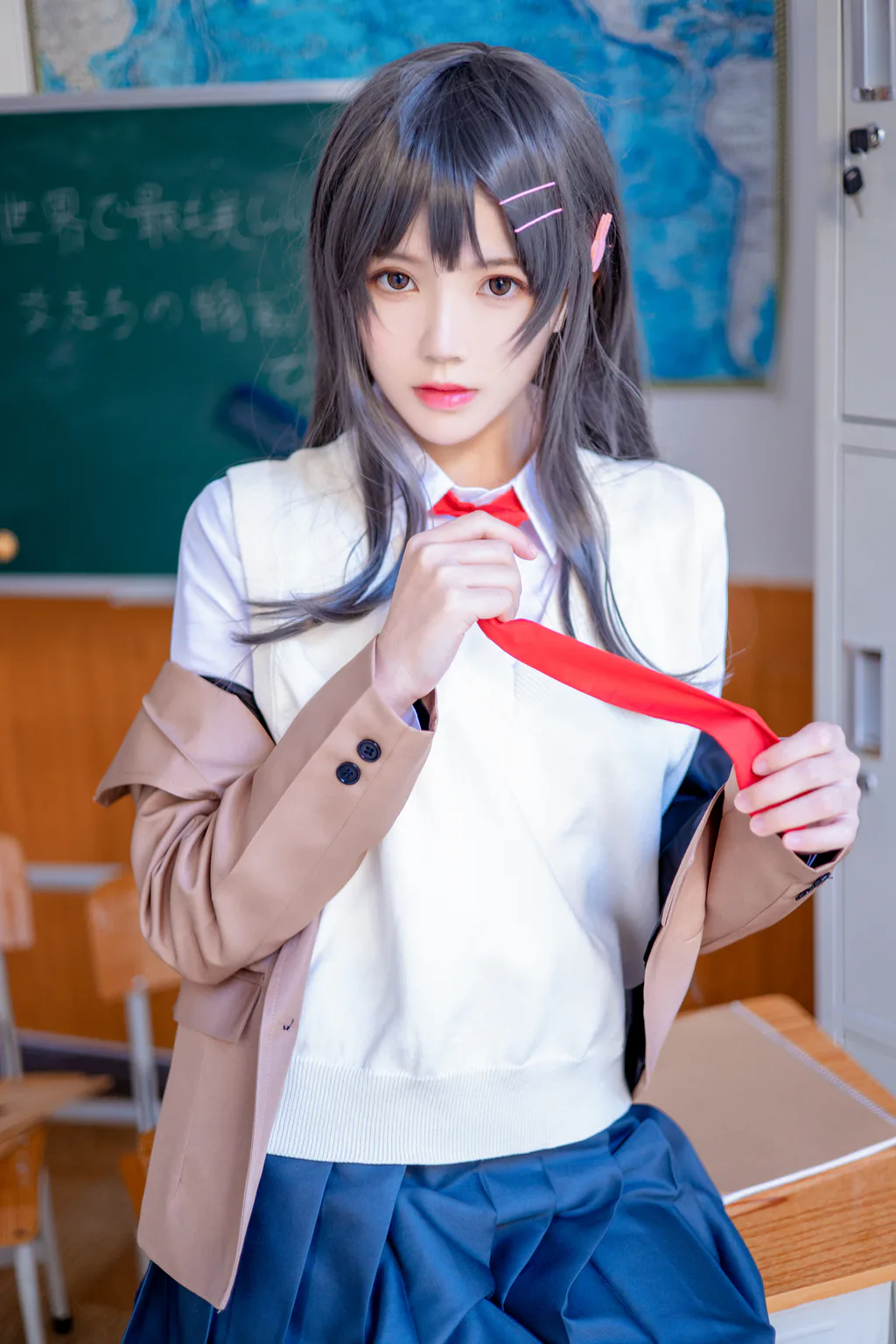 [YITUYU艺图语]2023.04.25 麻衣學姐至服cosplay 桜桃喵[21+1P/207MB]