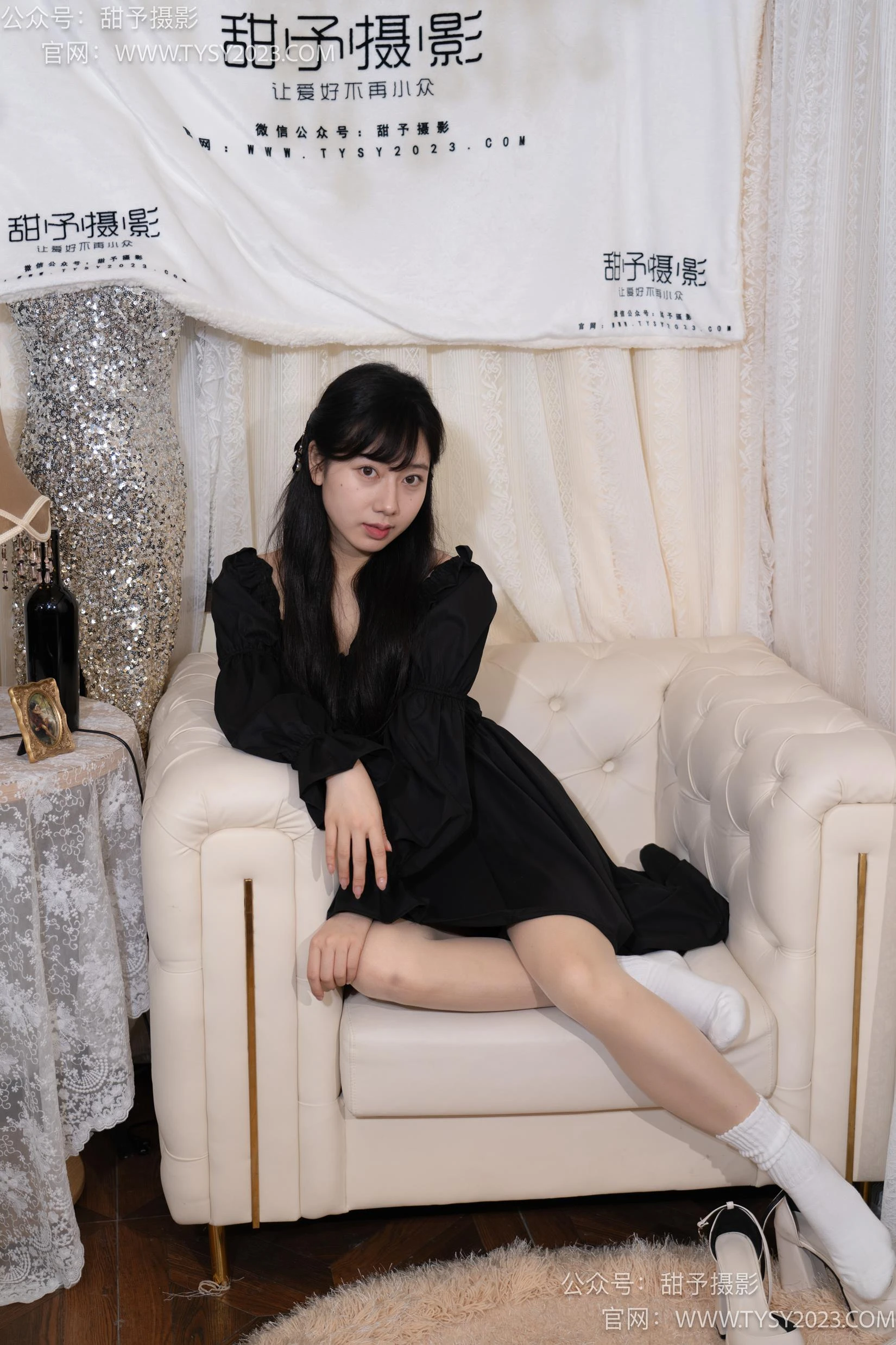 甜予摄影 NO.034 鱼鱼-高跟鞋、白棉袜、肉丝[129P/2V/9.55GB]