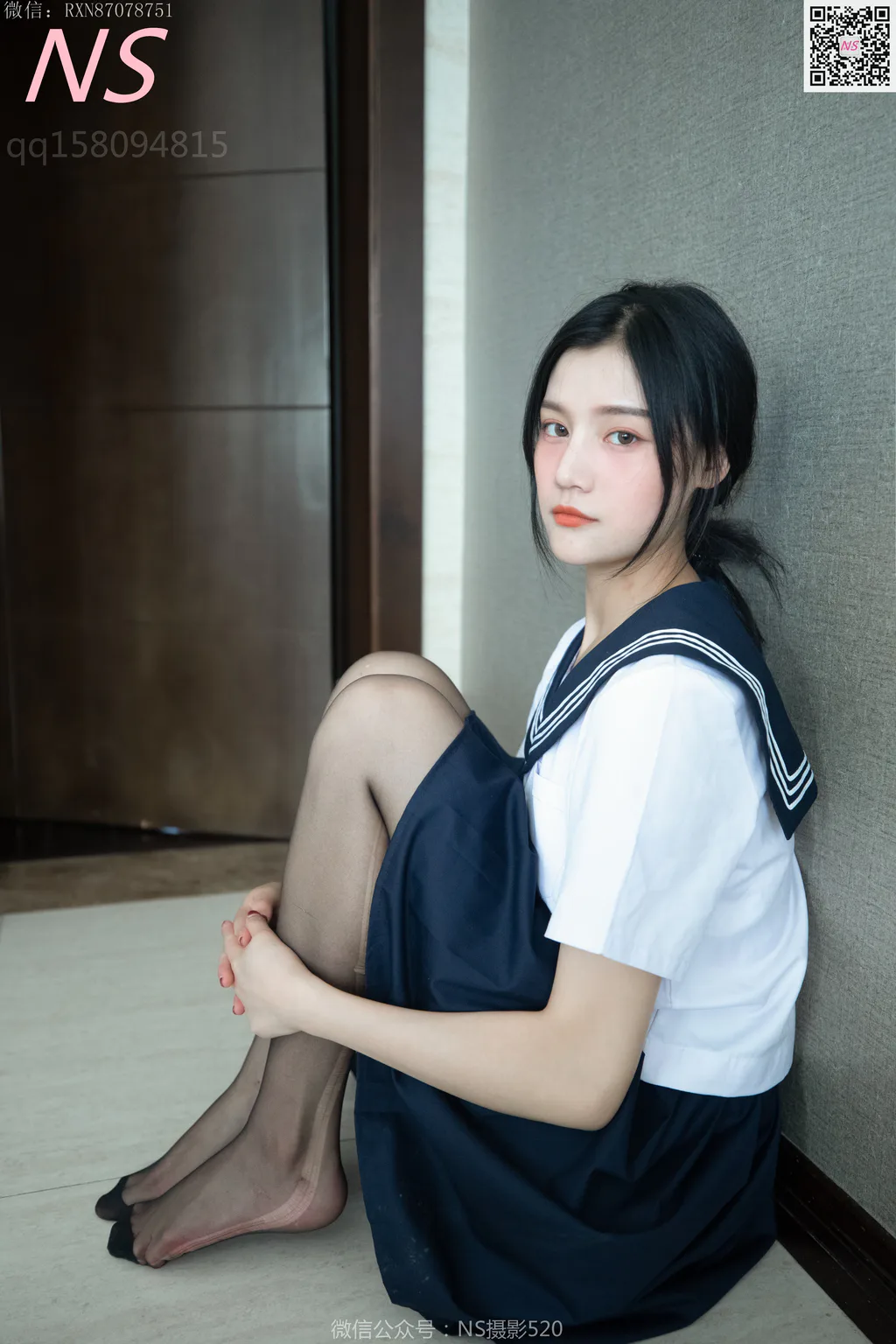 [纳丝摄影]0141 子涵 黑色丝袜的家居生活[59P/521MB]