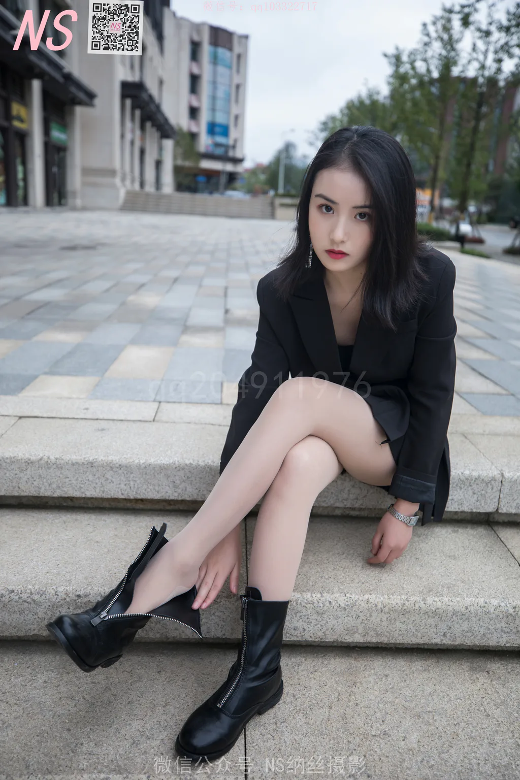 [纳丝摄影]0165 忆霜特殊的美妙长靴丝袜[64P/1V/1.08GB]