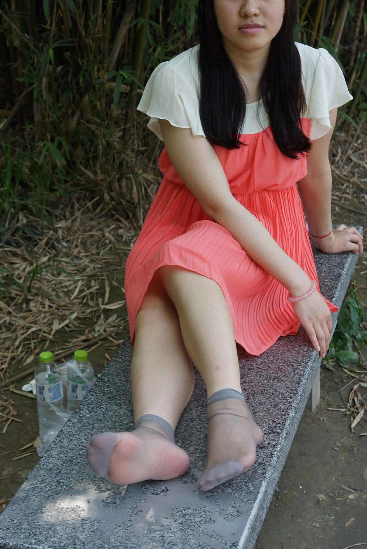 自由摄影 No.326 静静 水晶灰丝挑鞋 [66P/198MB]