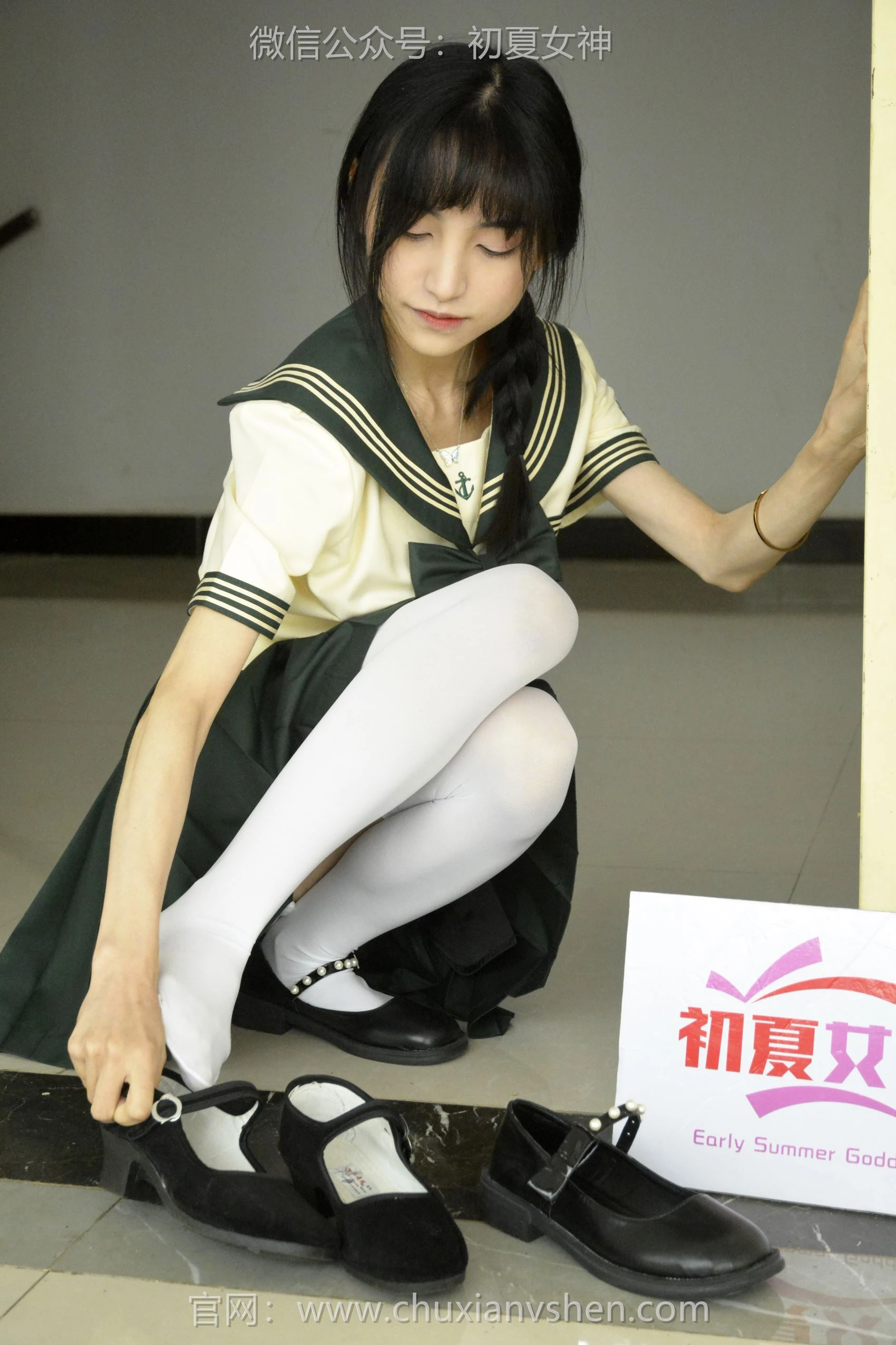 初夏女神 NO.098 柒柒 绿色水手服[140P/1V/4.76GB]