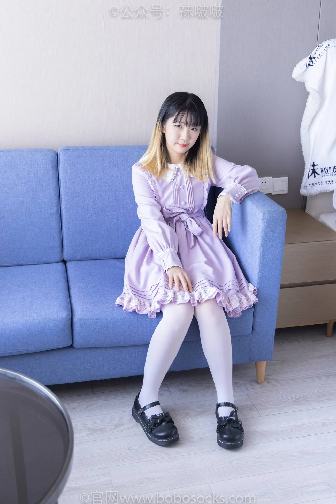 [BoBoSocks袜啵啵]NO.079 砂糖-皮鞋、厚白丝 [140P/1V/6.88GB]