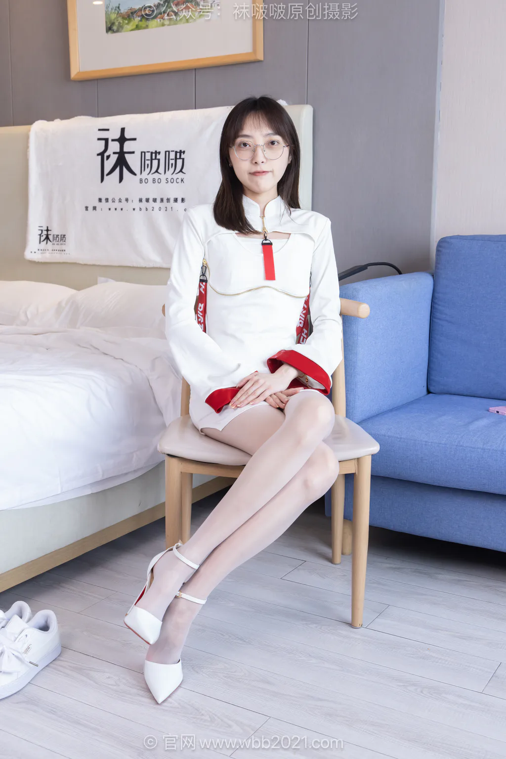 [BoBoSocks袜啵啵]NO.627 稚予-高跟鞋、板鞋、油亮薄白丝[145P/1V/5.86GB]