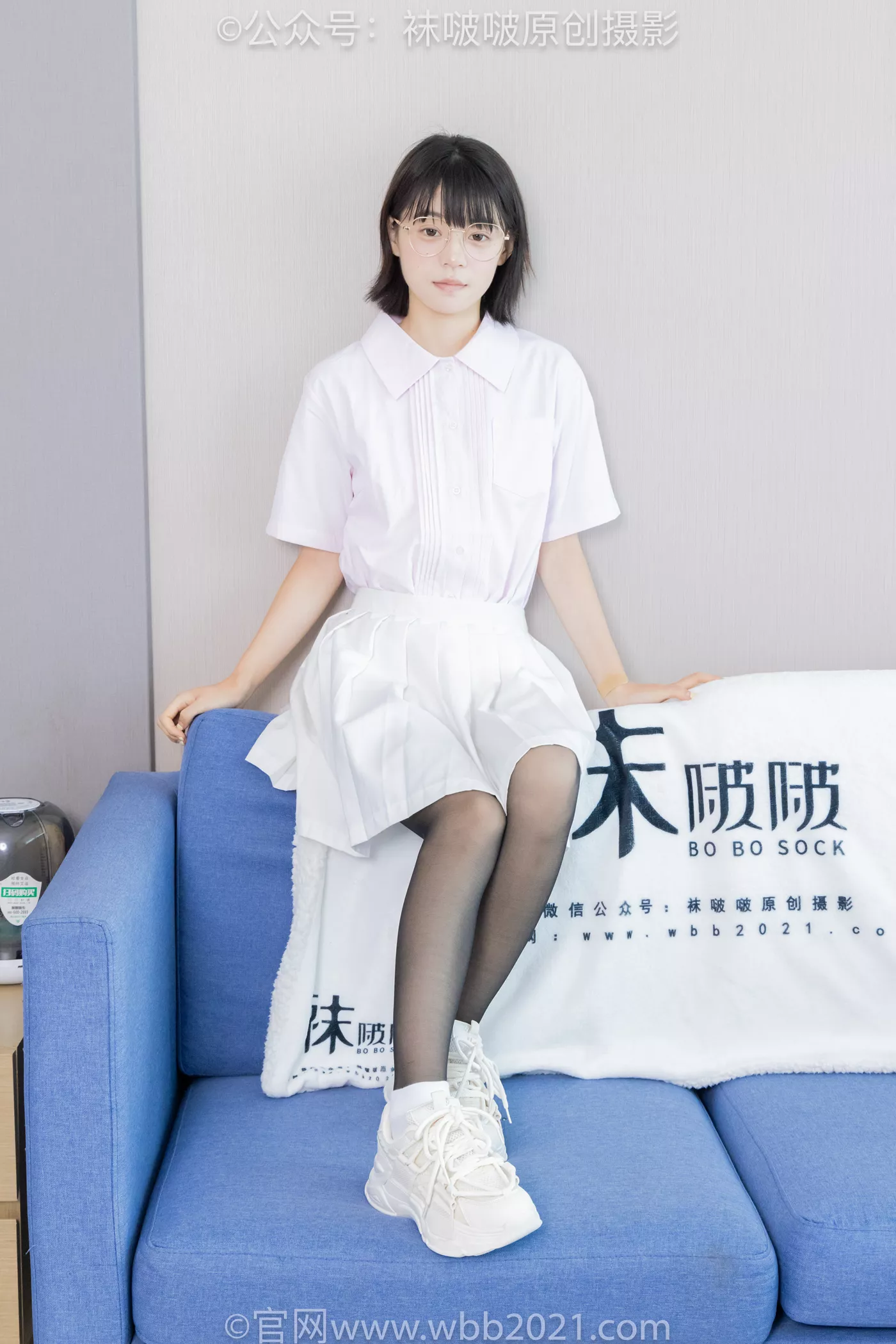 [BoBoSocks袜啵啵]NO.449 糯米 运动鞋、白棉袜、黑丝[148P/1V/7.58GB]