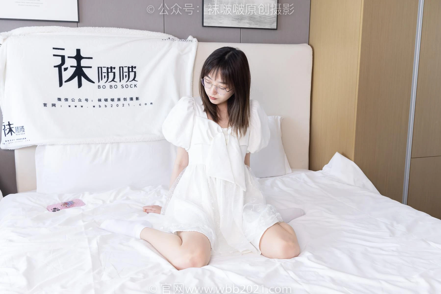[BoBoSocks袜啵啵]NO.574 稚予-板鞋、白棉袜、薄肉丝[150P/1V/5.37GB]