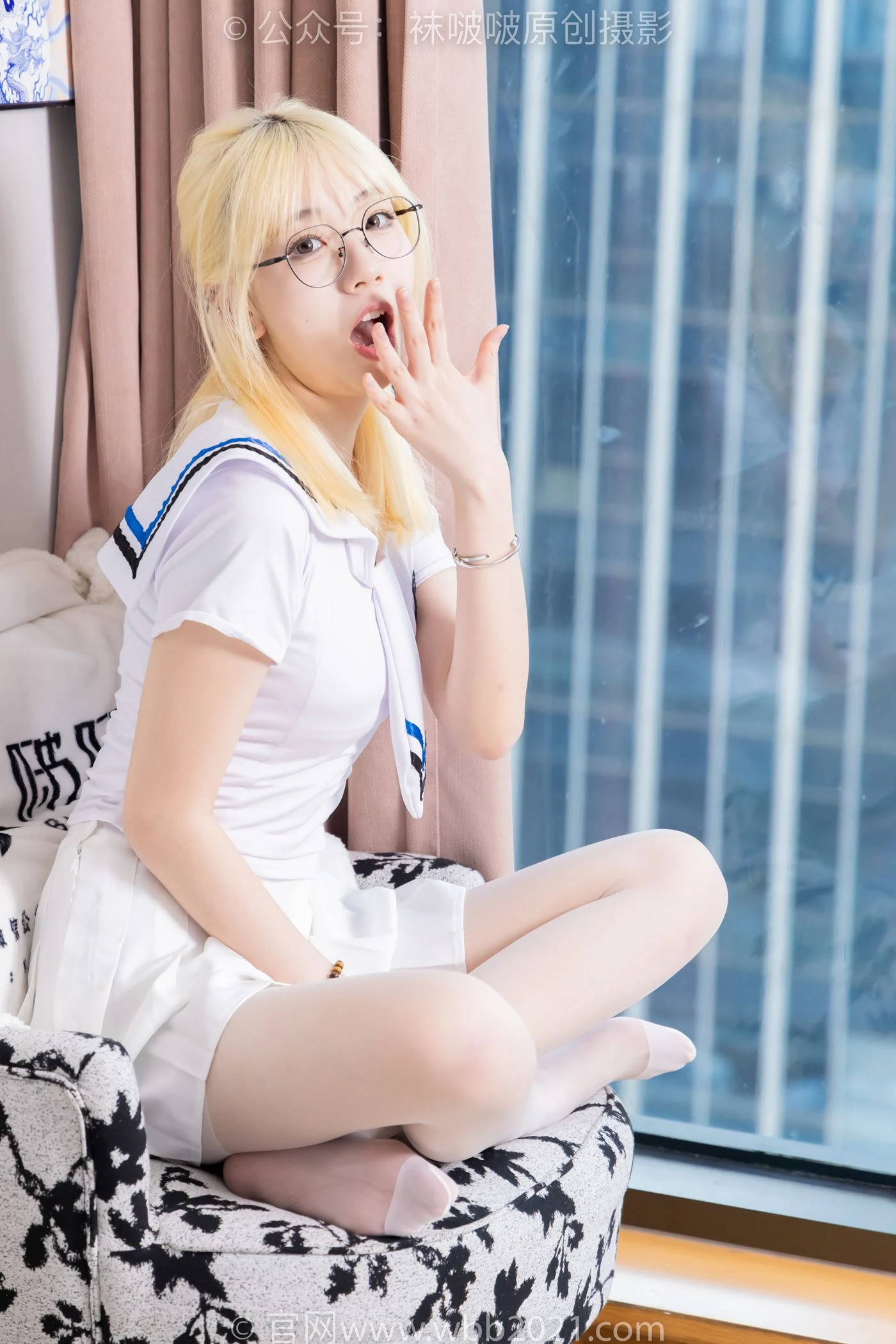 [BoBoSocks袜啵啵]NO.495 小甜豆 高跟长靴、白棉袜、薄白丝[150P/1V/5.92GB]