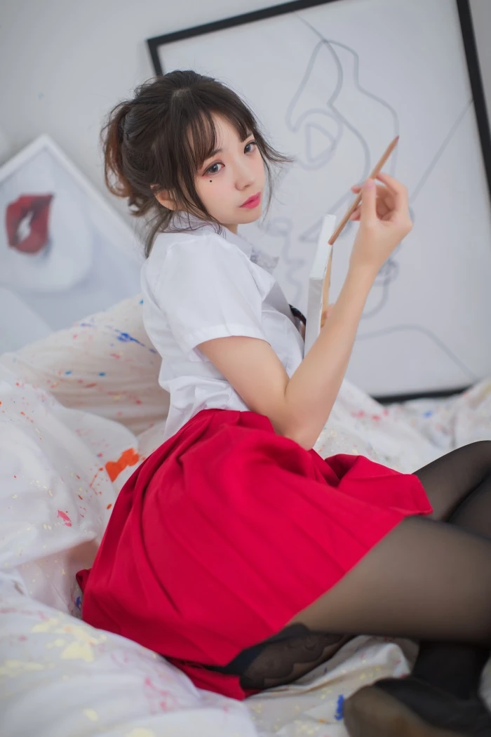 网红Coser@疯猫ss -绝美画室JK [23P/172MB]