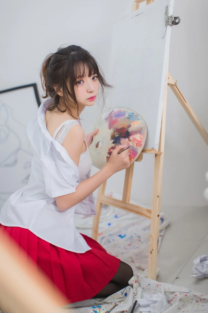 网红Coser@疯猫ss -绝美画室JK [23P/172MB]