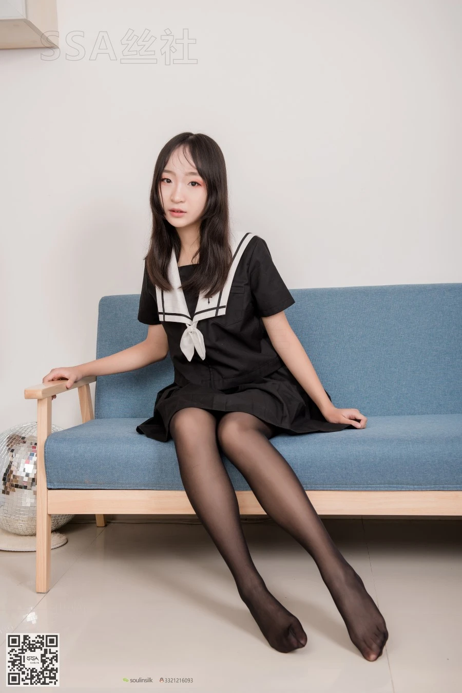 [SSA丝社]超清写真 NO.135 甘子 16的芳华少女长筒黑丝 [116P/1.61GB]