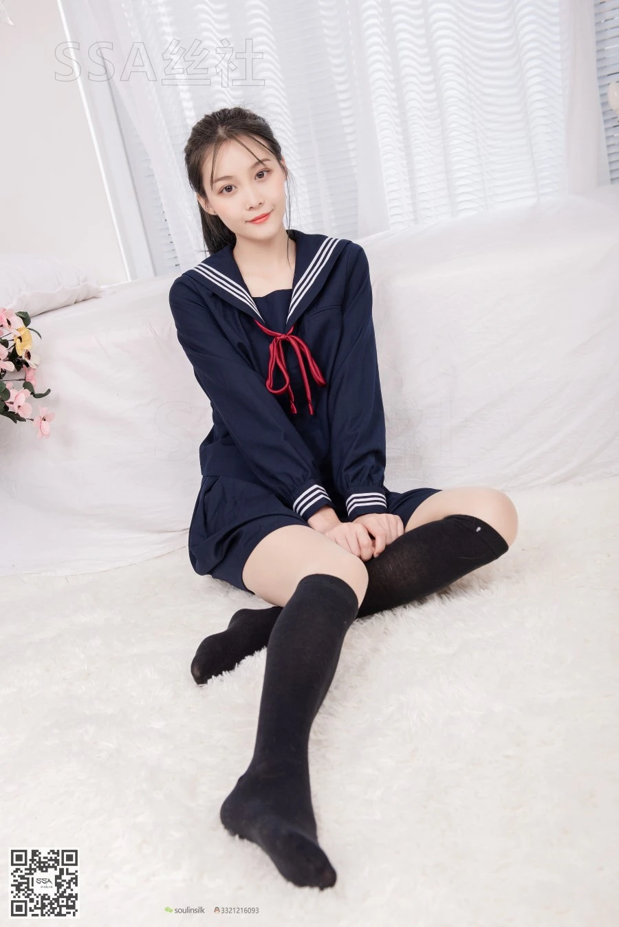 [SSA丝社]超清写真 NO.142 丽萍 JK制服的穿搭示范 [133P/1.61GB]