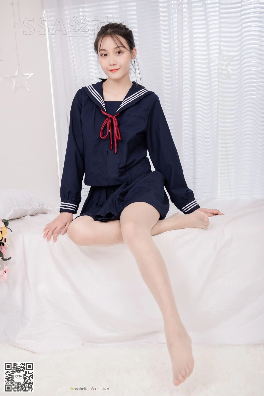 [SSA丝社]超清写真 NO.142 丽萍 JK制服的穿搭示范 [133P/1.61GB]