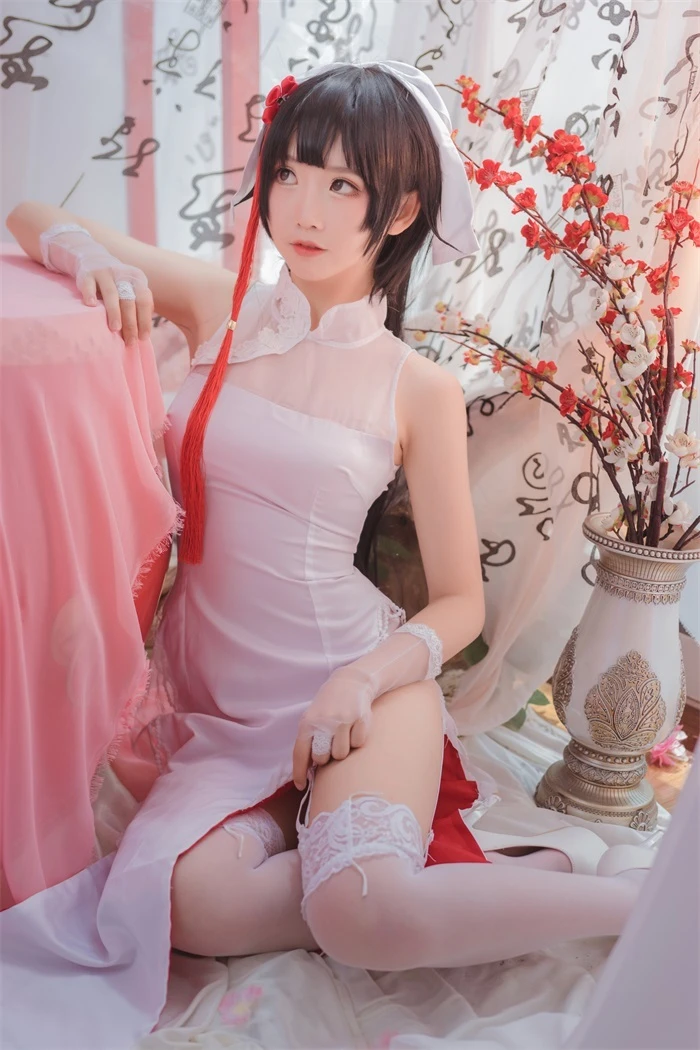 人气动漫Coser@面饼仙儿 旗袍白丝高雄 [29P/217MB