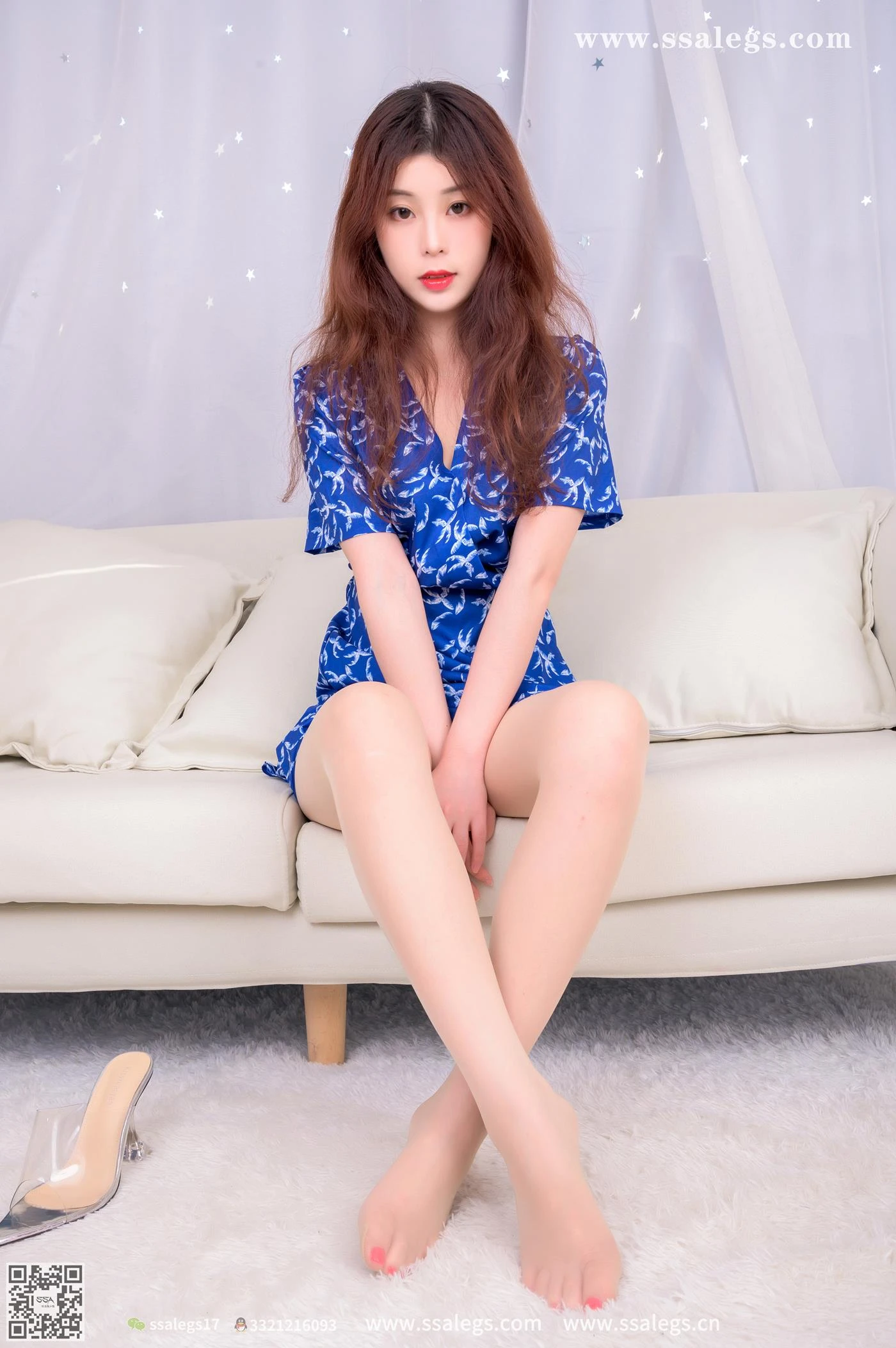 [SSA丝社]超清写真 NO.420 媛媛法式碎花裙肉丝写真(下)[122P/1.42GB]