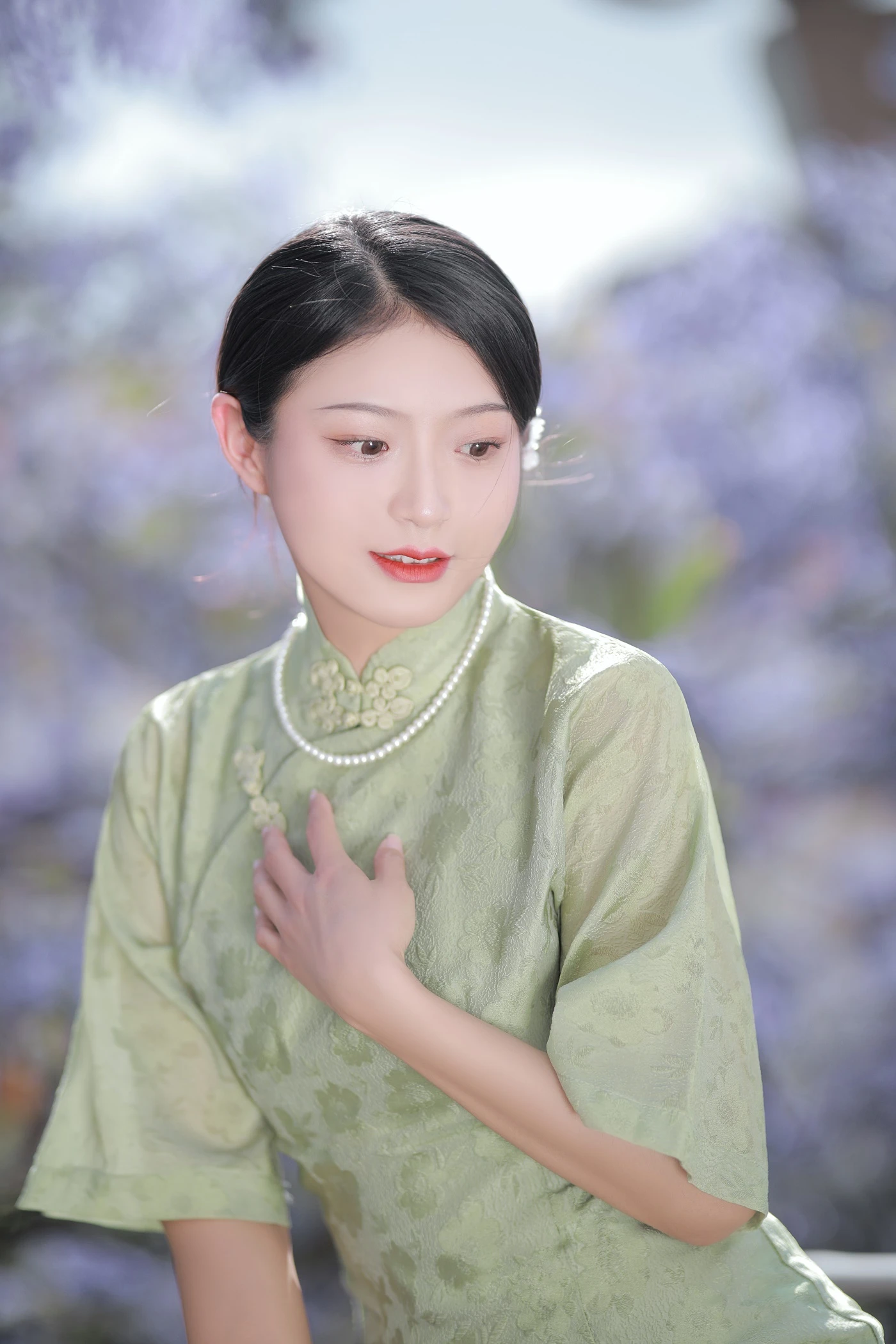 [YITUYU艺图语] 2022.06.20 蓝花楹 nya酱的铃铛铛 [24P/411MB]
