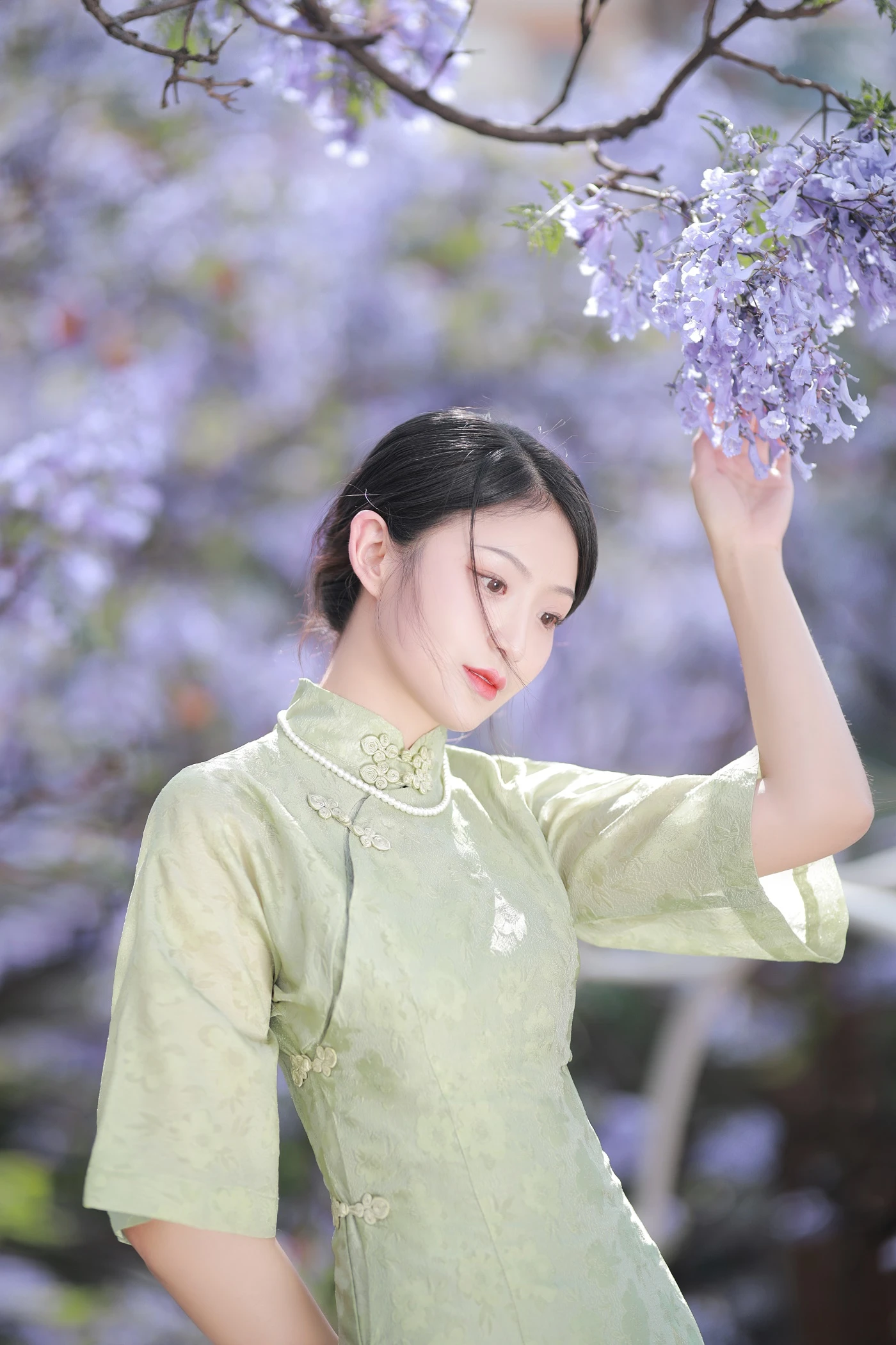 [YITUYU艺图语] 2022.06.20 蓝花楹 nya酱的铃铛铛 [24P/411MB]