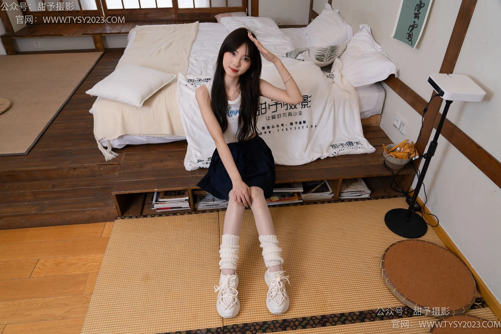 甜予摄影 NO.018 璇璇-运动鞋、白丝[131P/2V/10.0GB]