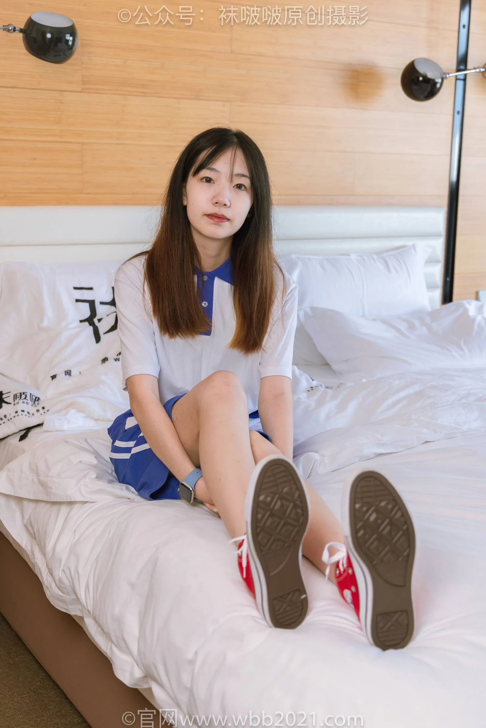 [BoBoSocks袜啵啵]NO.336 小甜豆-校服、帆布鞋、白棉袜、裸足[140P/1V/6.71GB]