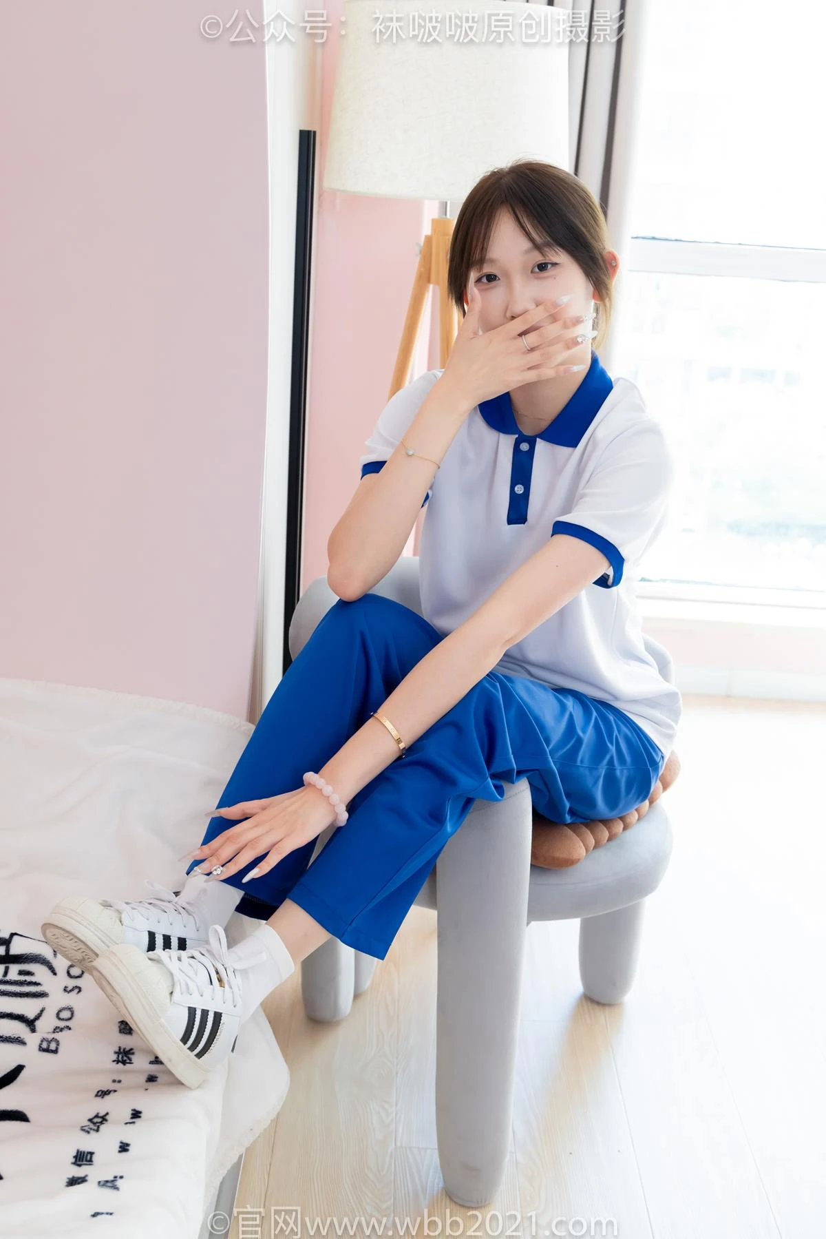 [BoBoSocks袜啵啵]NO.569 香菜-校服、板鞋、白棉袜、薄肉丝[157P/1V/7.15GB]